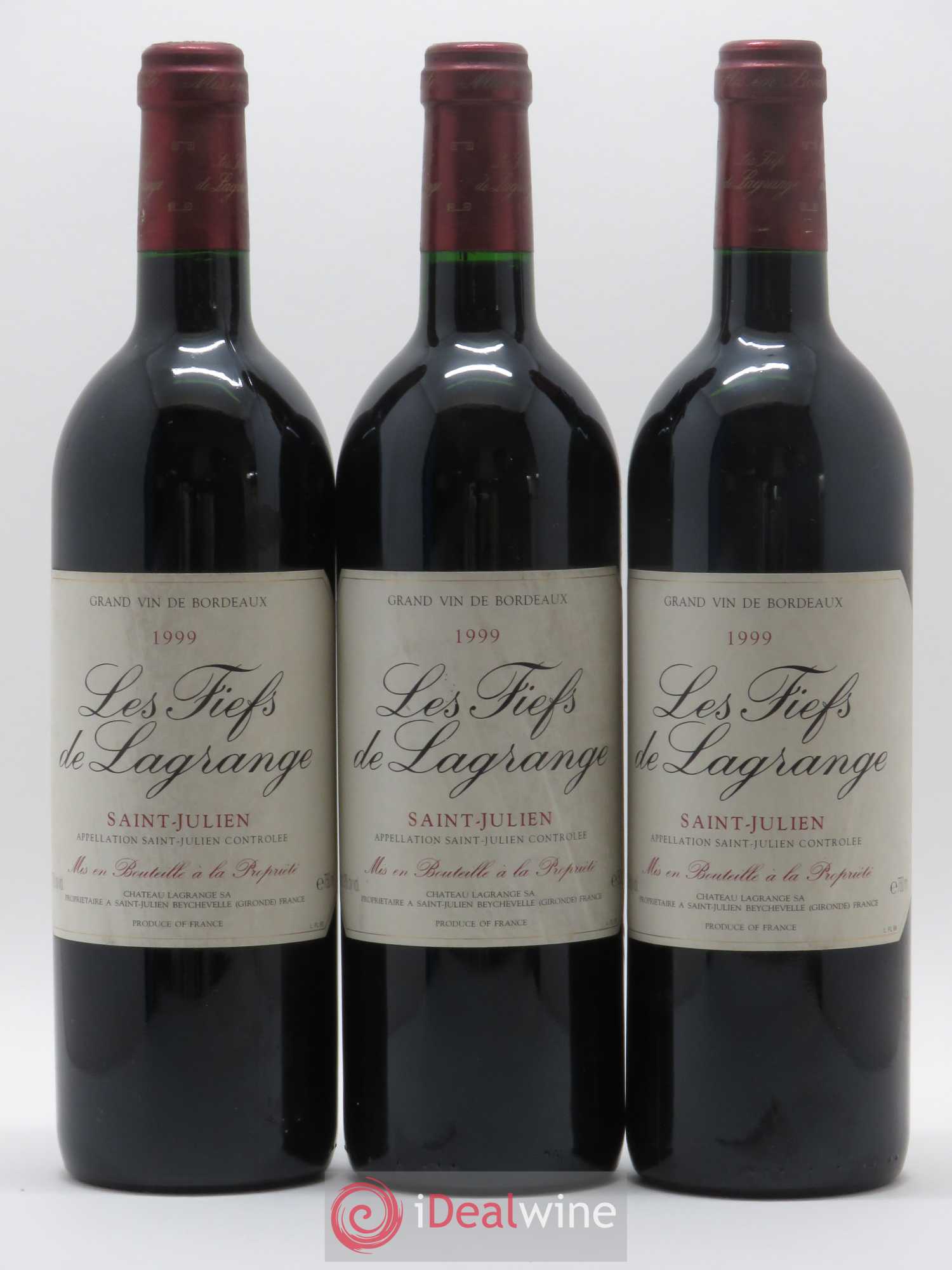 Les Fiefs de Lagrange Second Vin 1999 - Lot de 6 bouteilles - 1