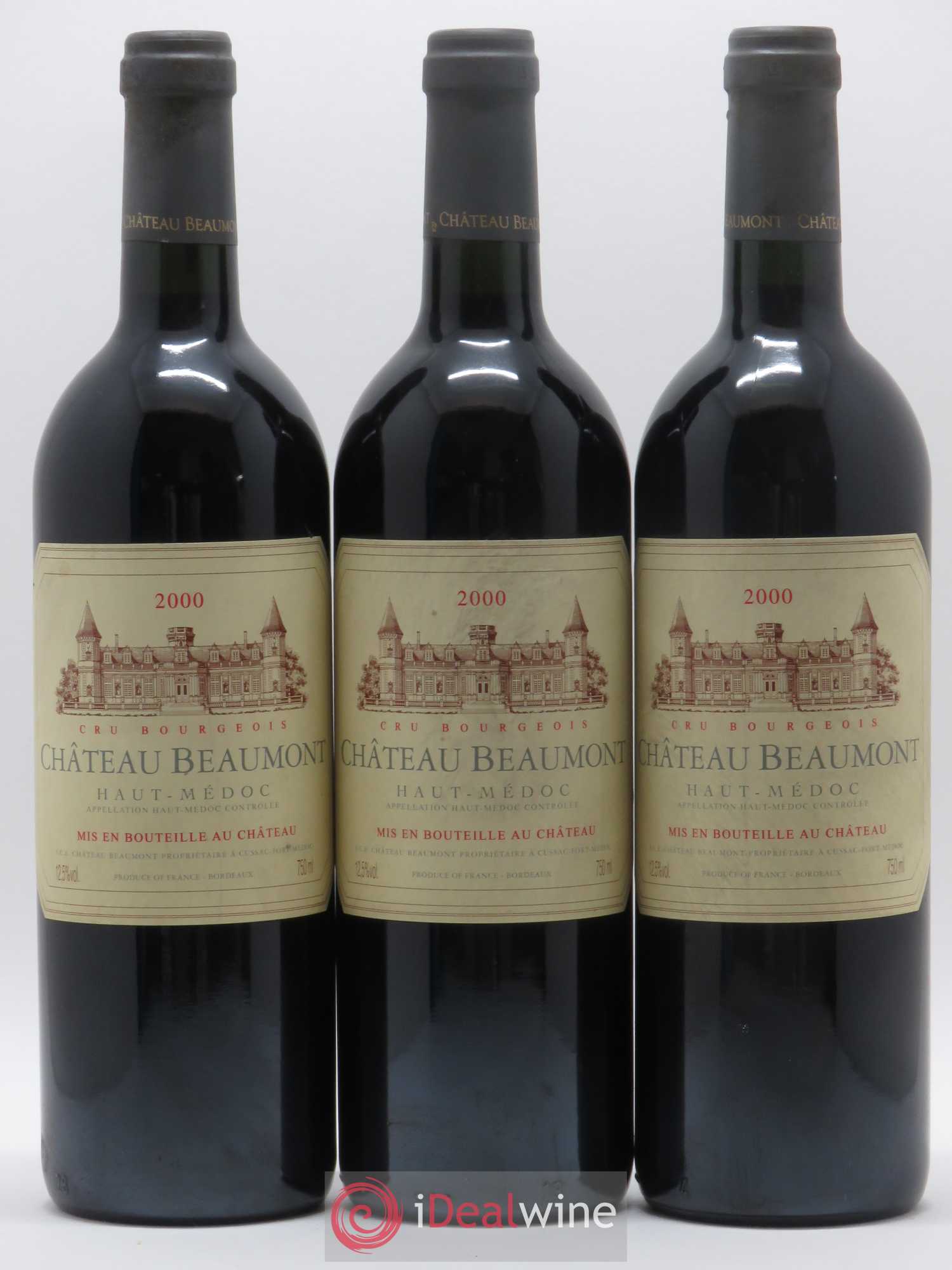 Château Beaumont Cru Bourgeois 2000 - Lot de 6 bouteilles - 2
