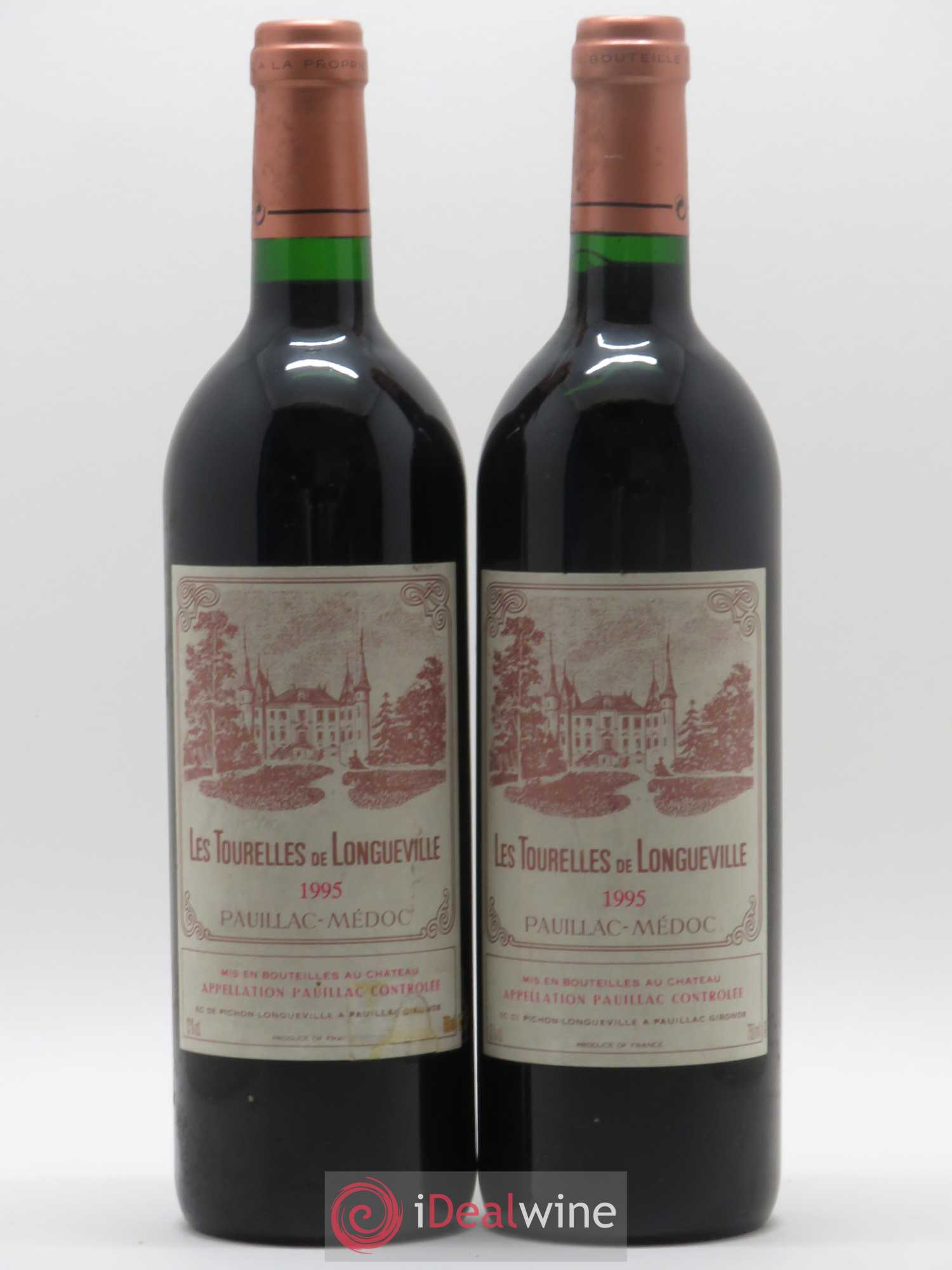 Les Tourelles de Longueville Second Vin 1995 - Lot de 2 bouteilles - 0
