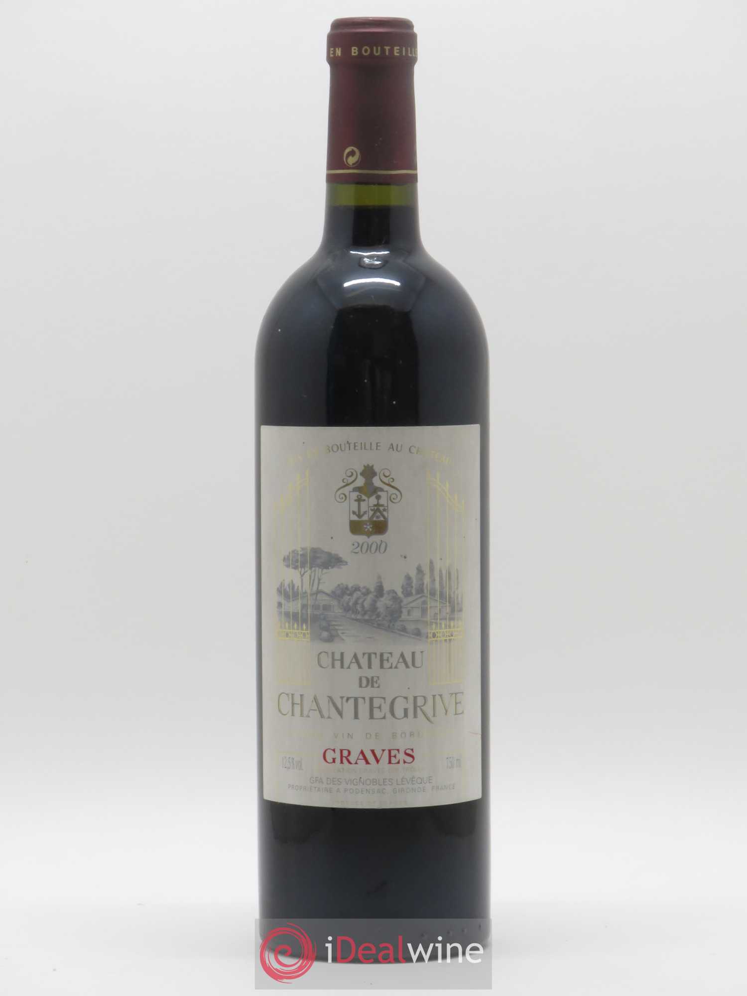 Château de Chantegrive 2000 - Lot de 1 bouteille - 0