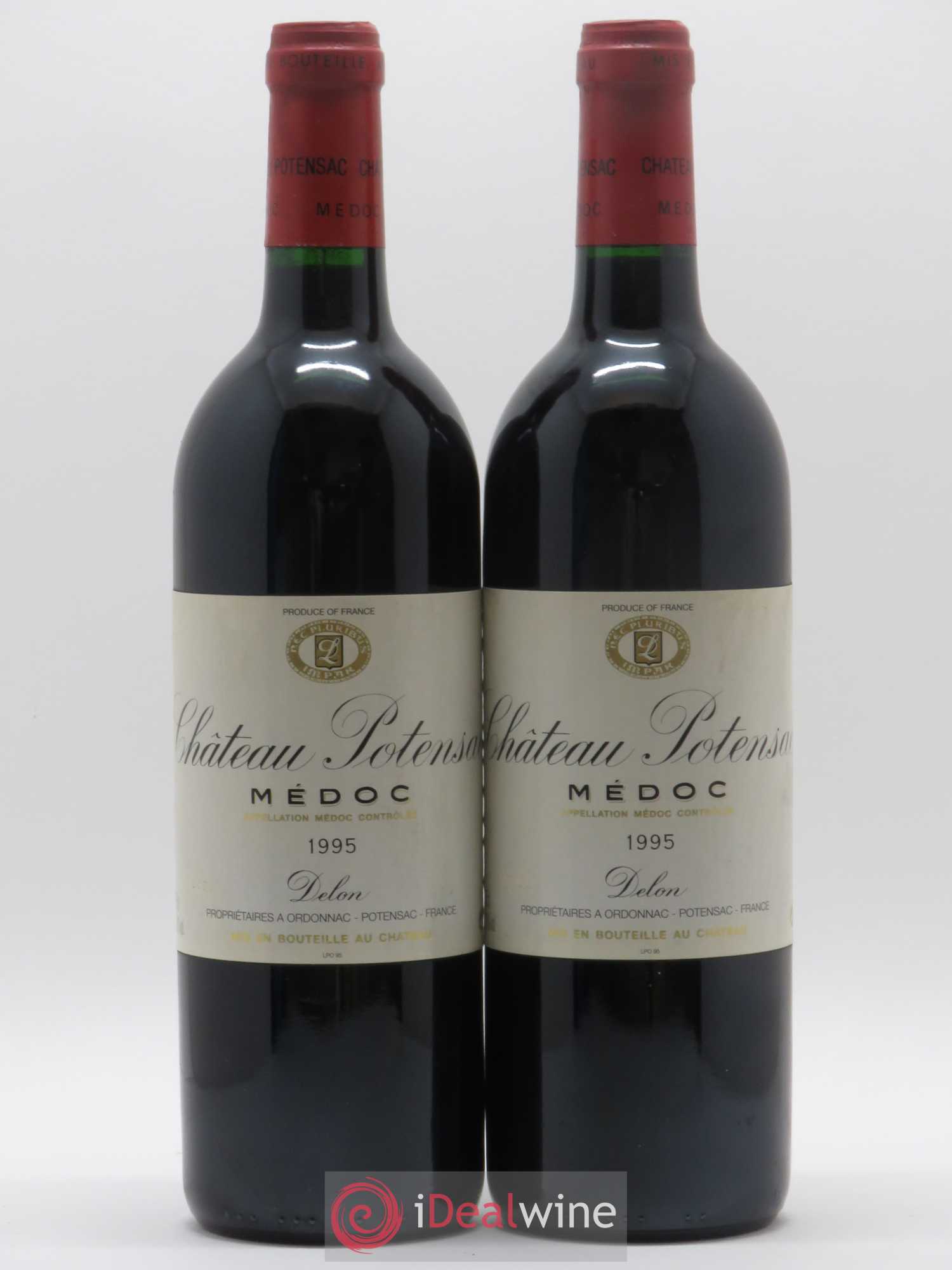 Château Potensac 1995 - Lot de 2 bouteilles - 0