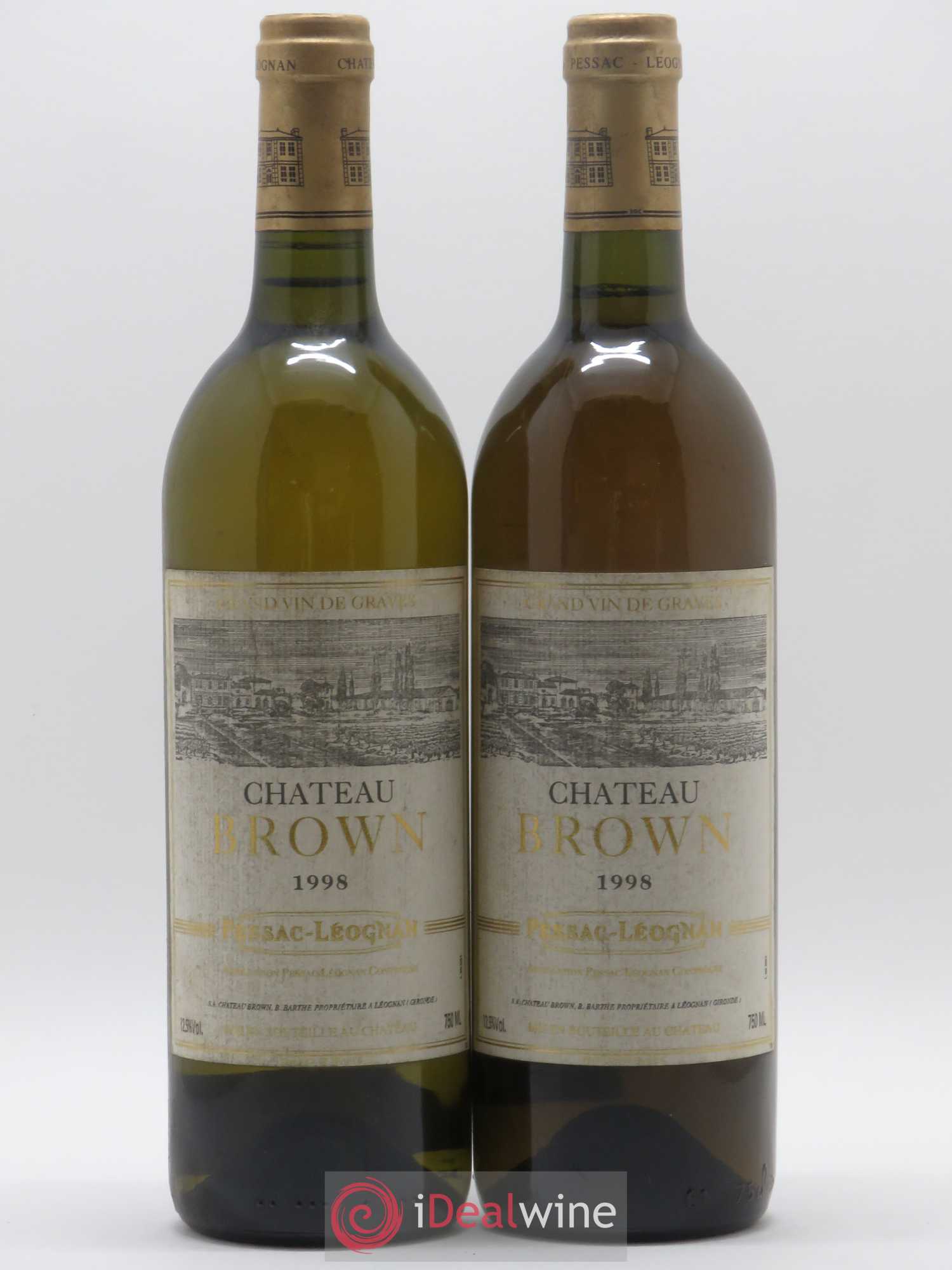 Château Brown 1998 - Lot de 2 bouteilles - 0