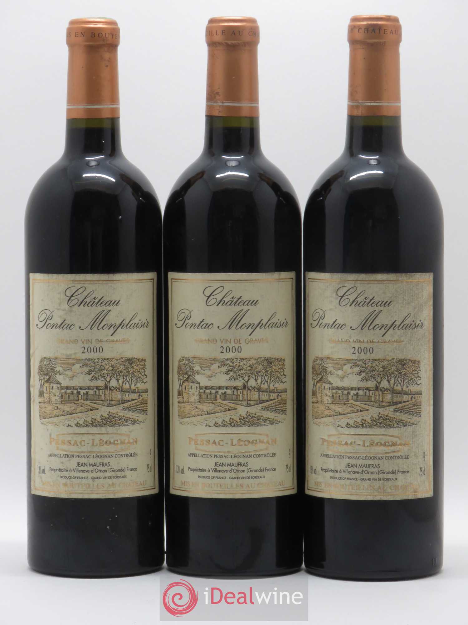 Pessac-Léognan 2000 - Posten von 6 Flaschen - 1