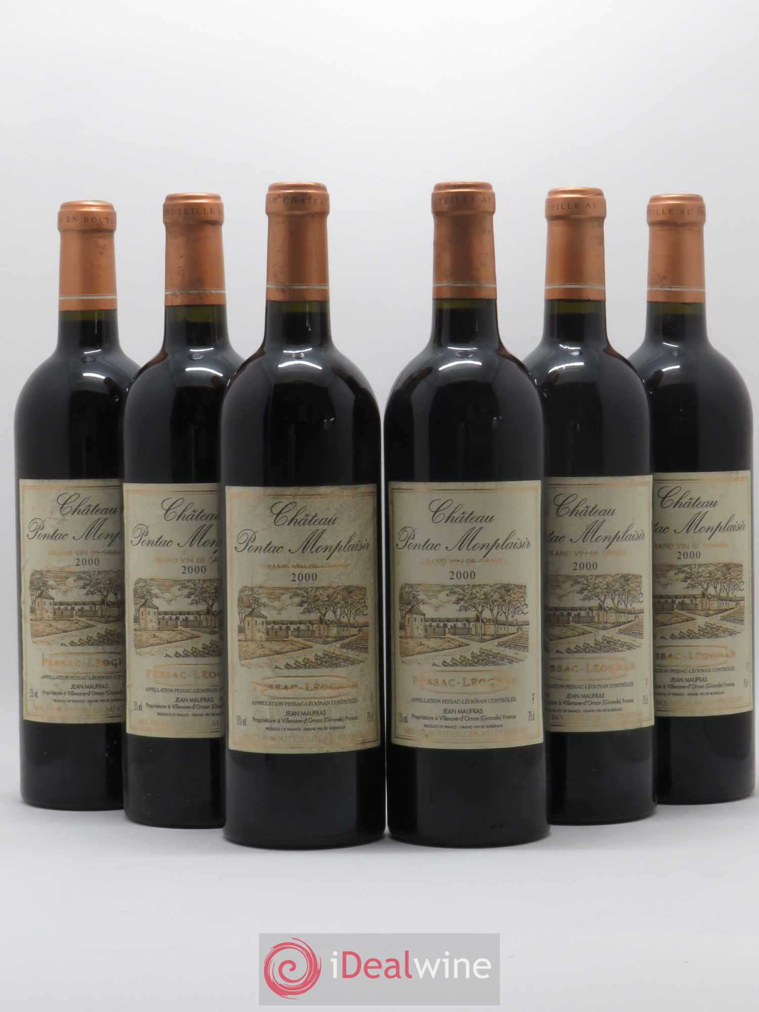 Pessac-Léognan 2000 - Posten von 6 Flaschen - 0