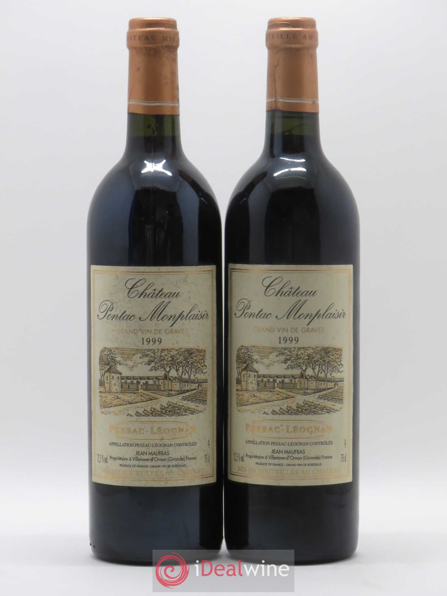 Pessac-Léognan 1999 - Posten von 2 Flaschen - 0