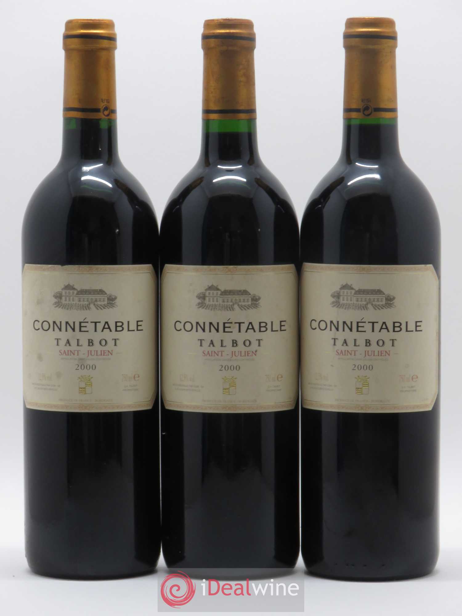 Connétable de Talbot Second Vin 2000 - Lot de 3 bouteilles - 0