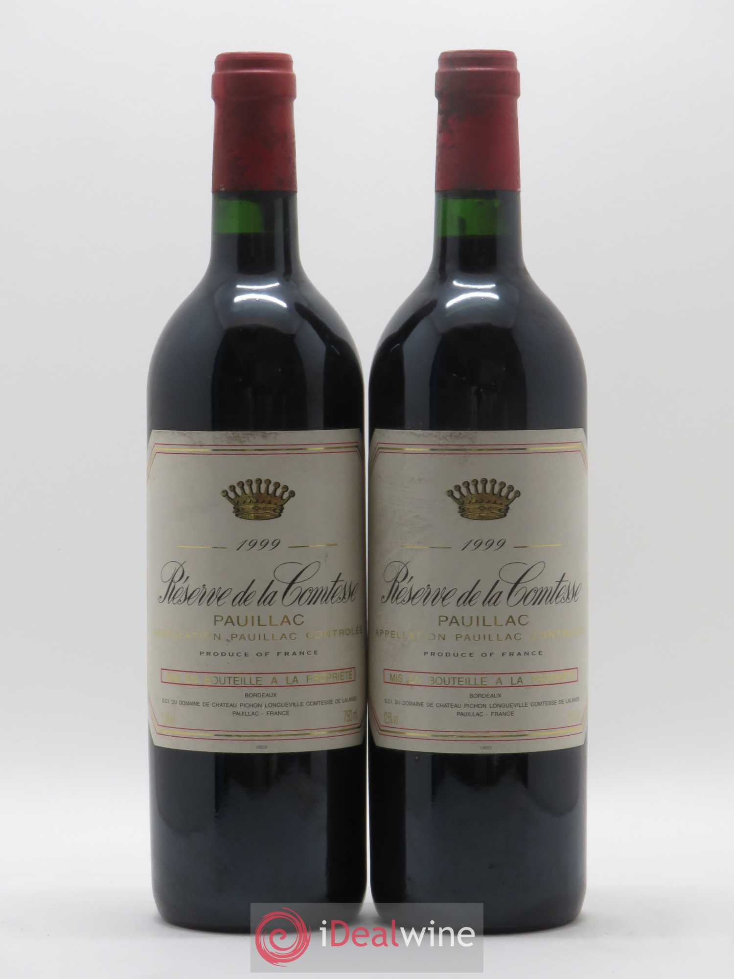 Réserve de la Comtesse Second Vin 1999 - Lot de 2 bouteilles - 0