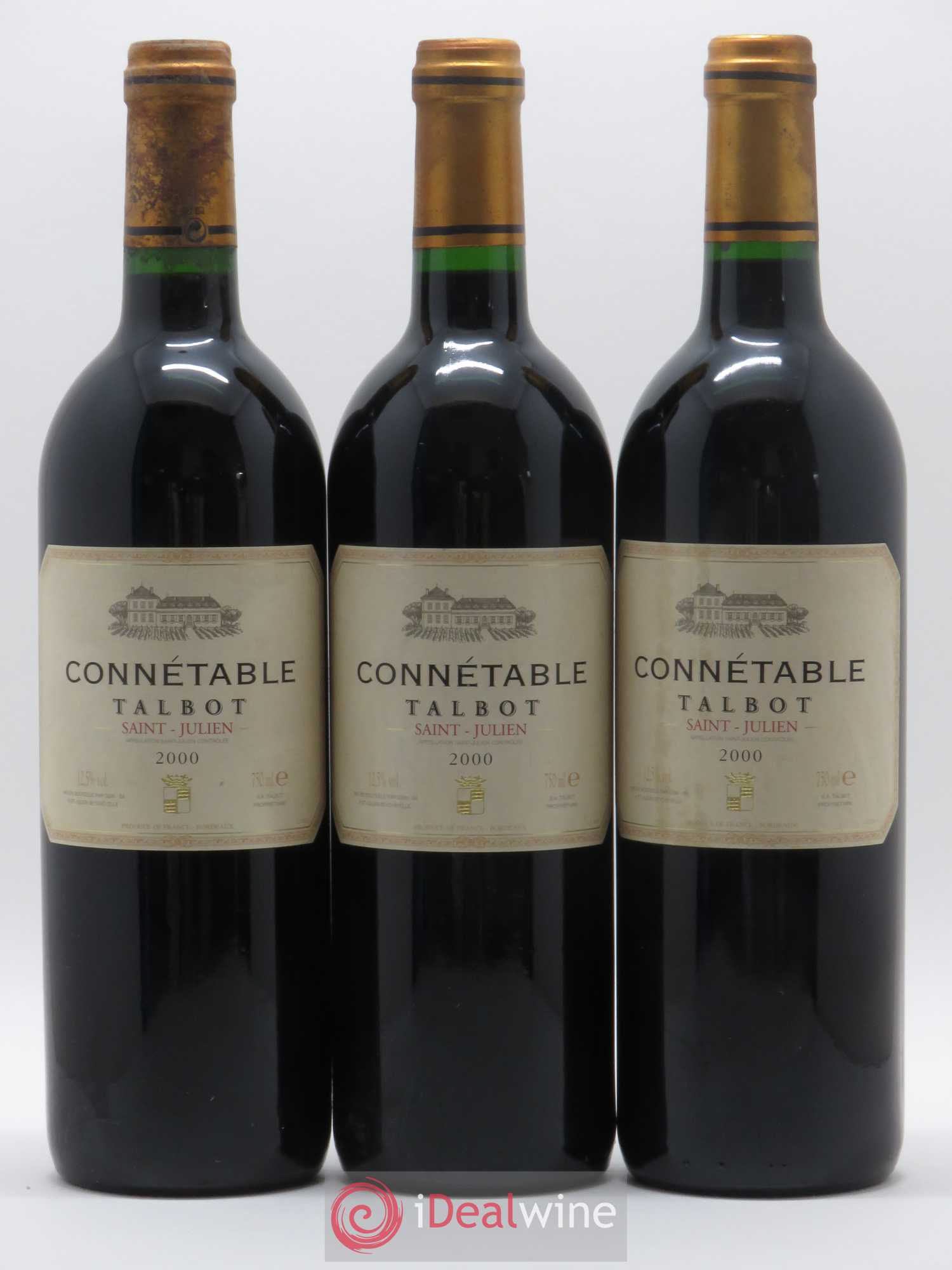 Connétable de Talbot Second Vin 2000 - Lot de 3 bouteilles - 0