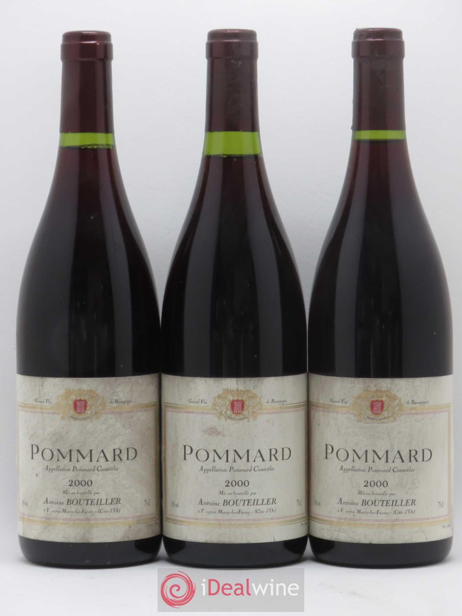 Pommard Antoine Bouteiller 2000 - Lot de 3 bouteilles - 0