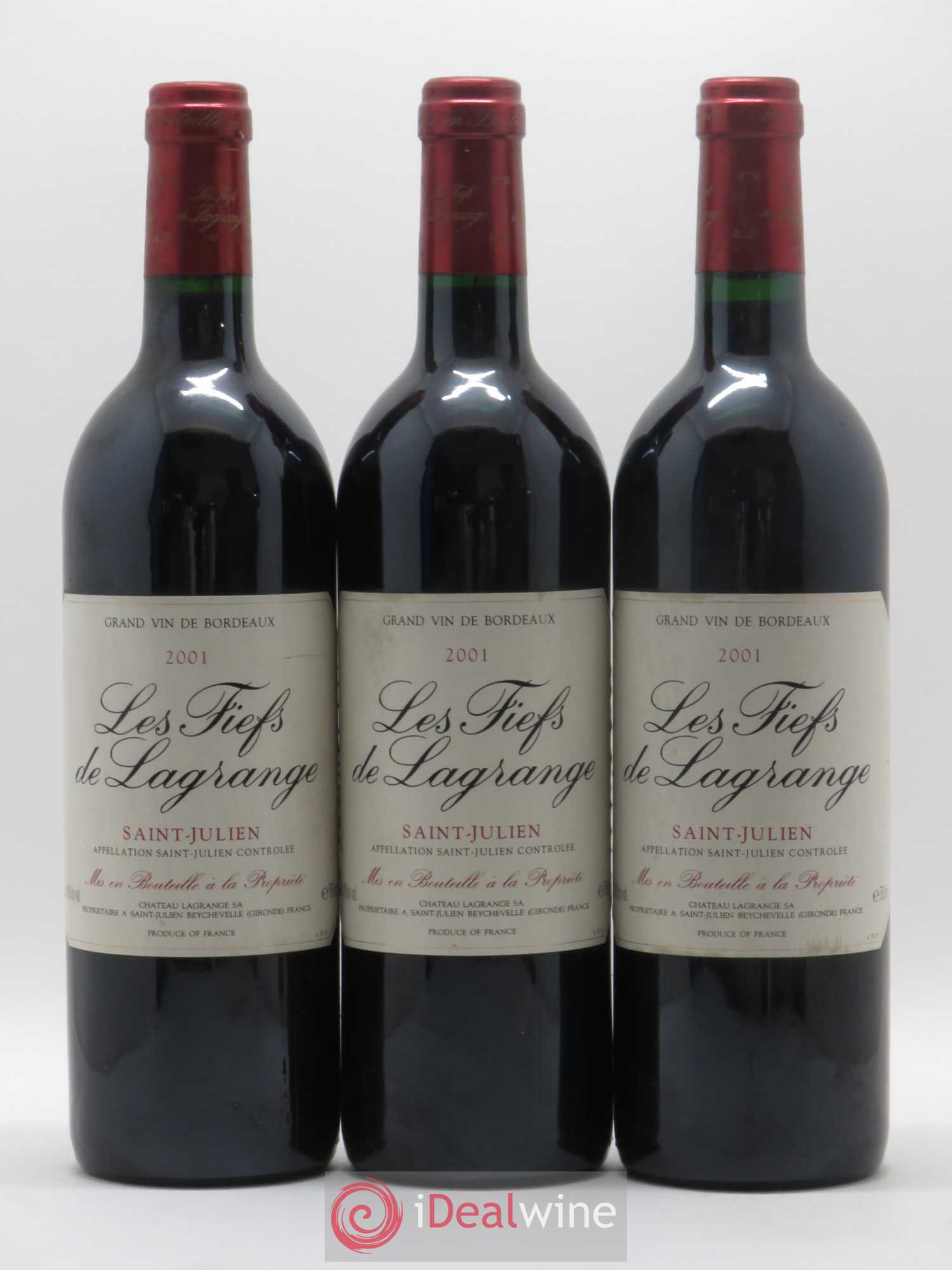 Les Fiefs de Lagrange Second Vin 2001 - Lot de 6 bouteilles - 1