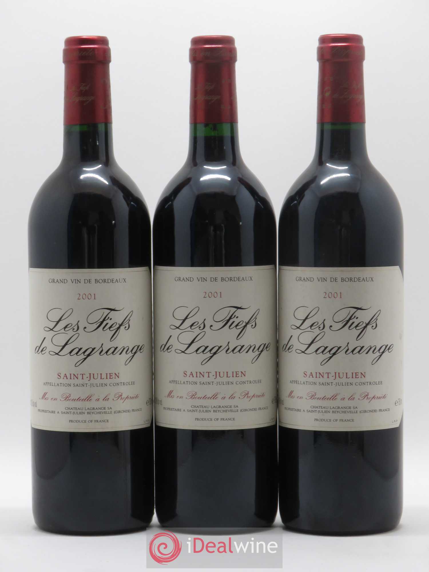 Les Fiefs de Lagrange Second Vin 2001 - Lot de 6 bouteilles - 2