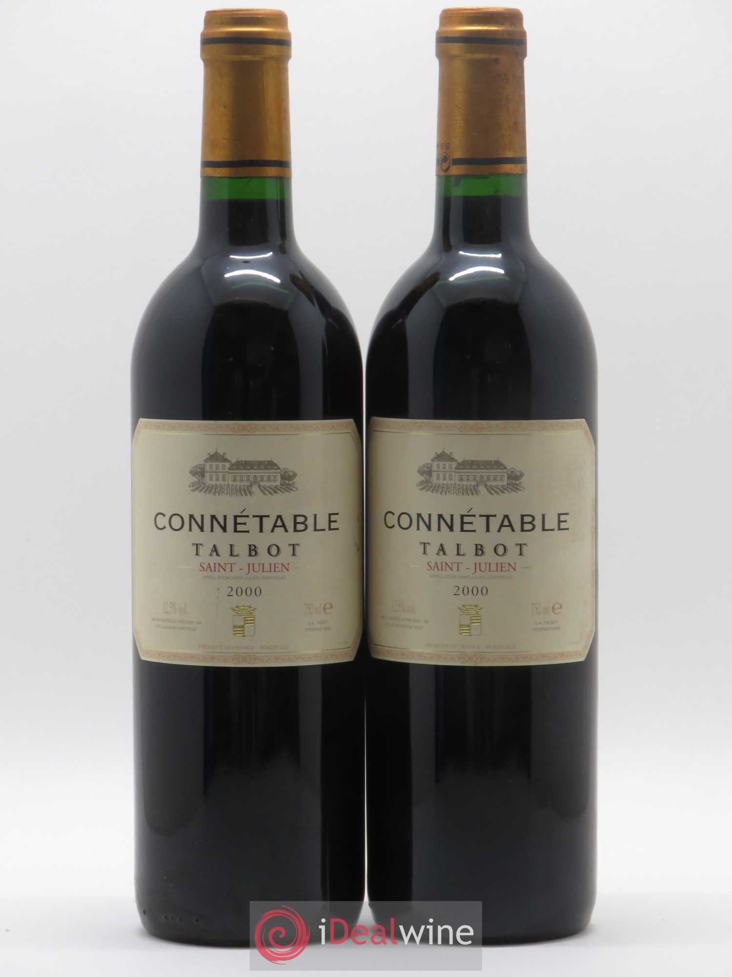 Connétable de Talbot Second Vin 2000 - Posten von 2 Flaschen - 0