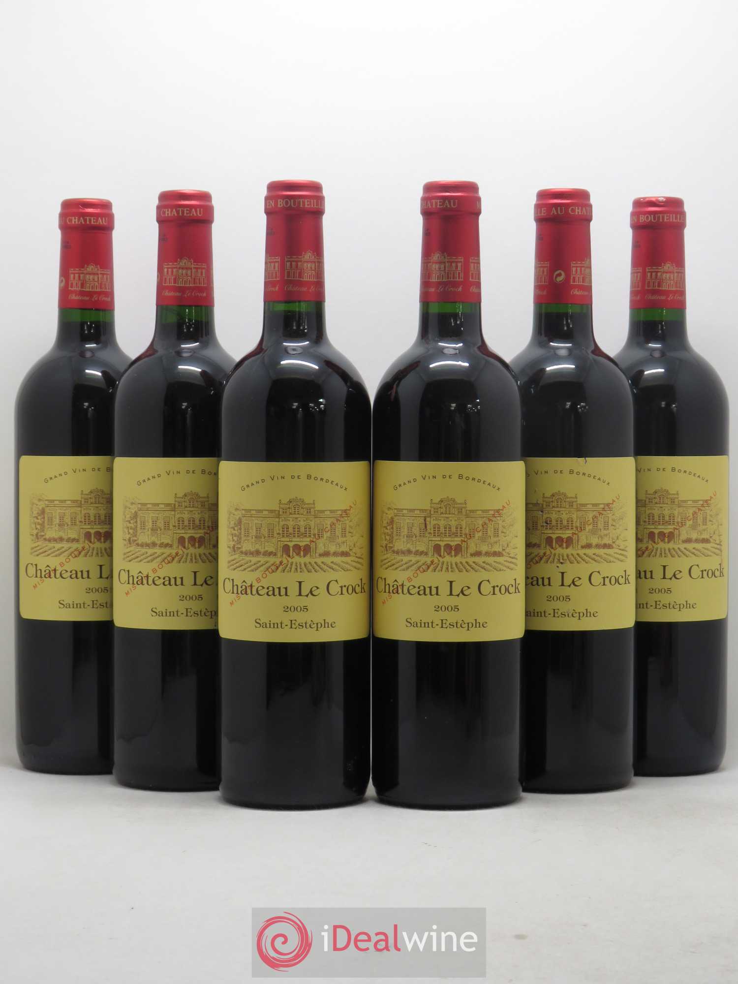 Château le Crock Cru Bourgeois 2005 - Lot de 6 bouteilles - 0