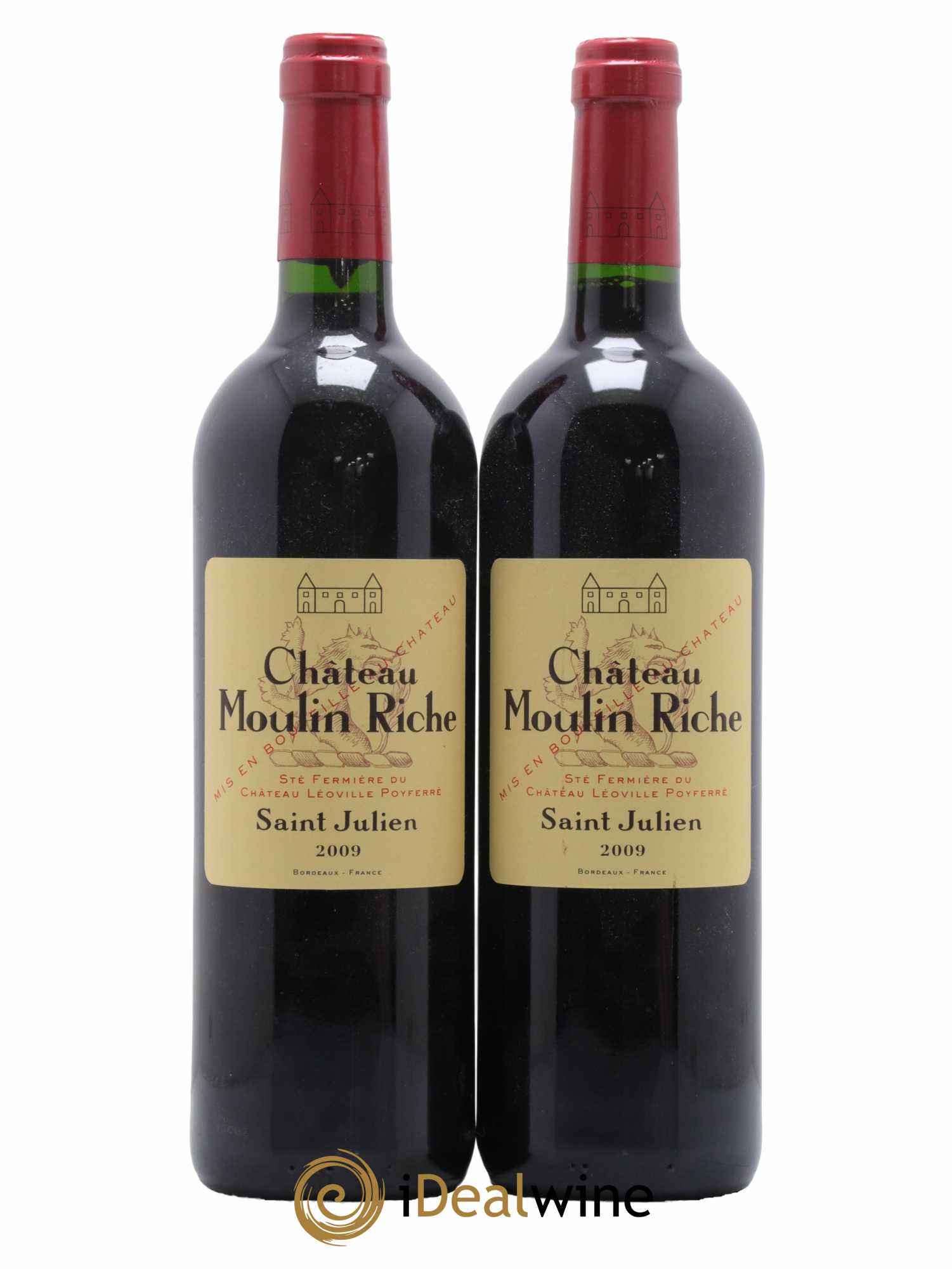 Château Moulin Riche 2009 - Posten von 2 Flaschen - 0