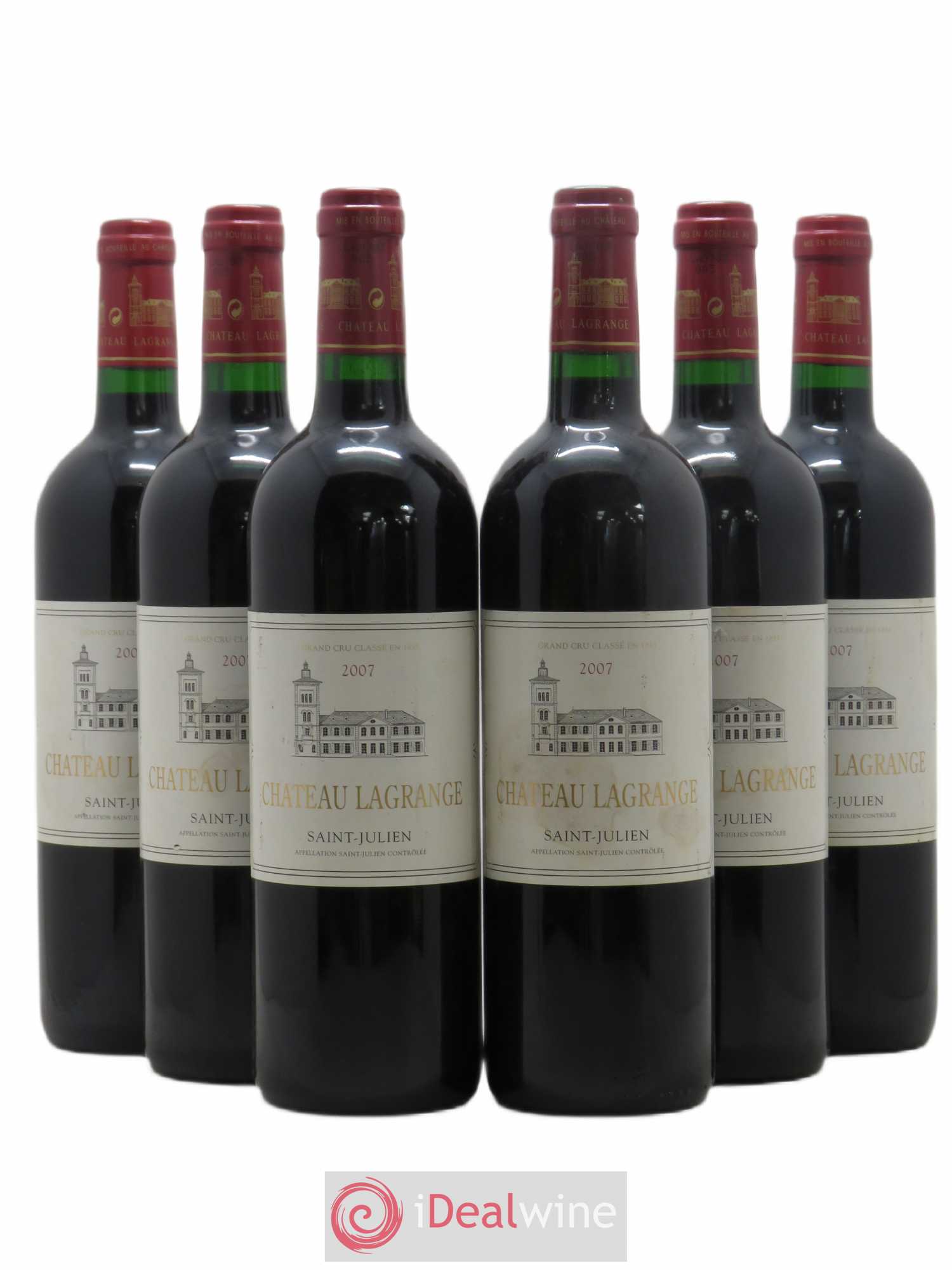 Château Lagrange 3ème Grand Cru Classé 2007 - Lot de 6 bouteilles - 0