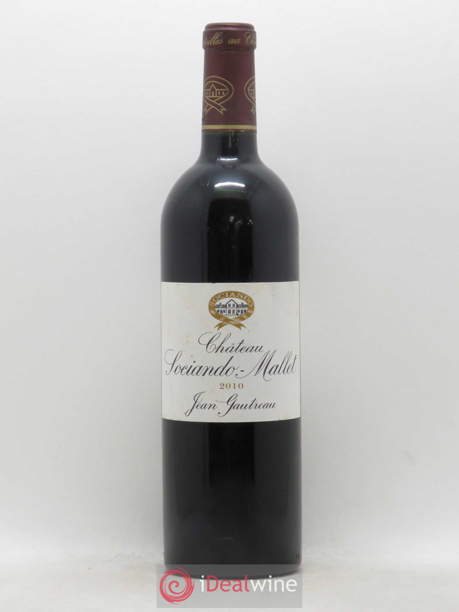 Château Sociando Mallet 2010 - Lot de 1 bouteille - 0