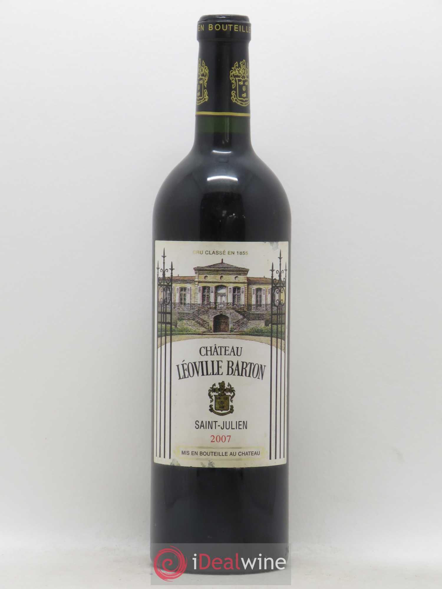 Château Léoville Barton 2ème Grand Cru Classé 2007 - Lot de 1 bouteille - 0