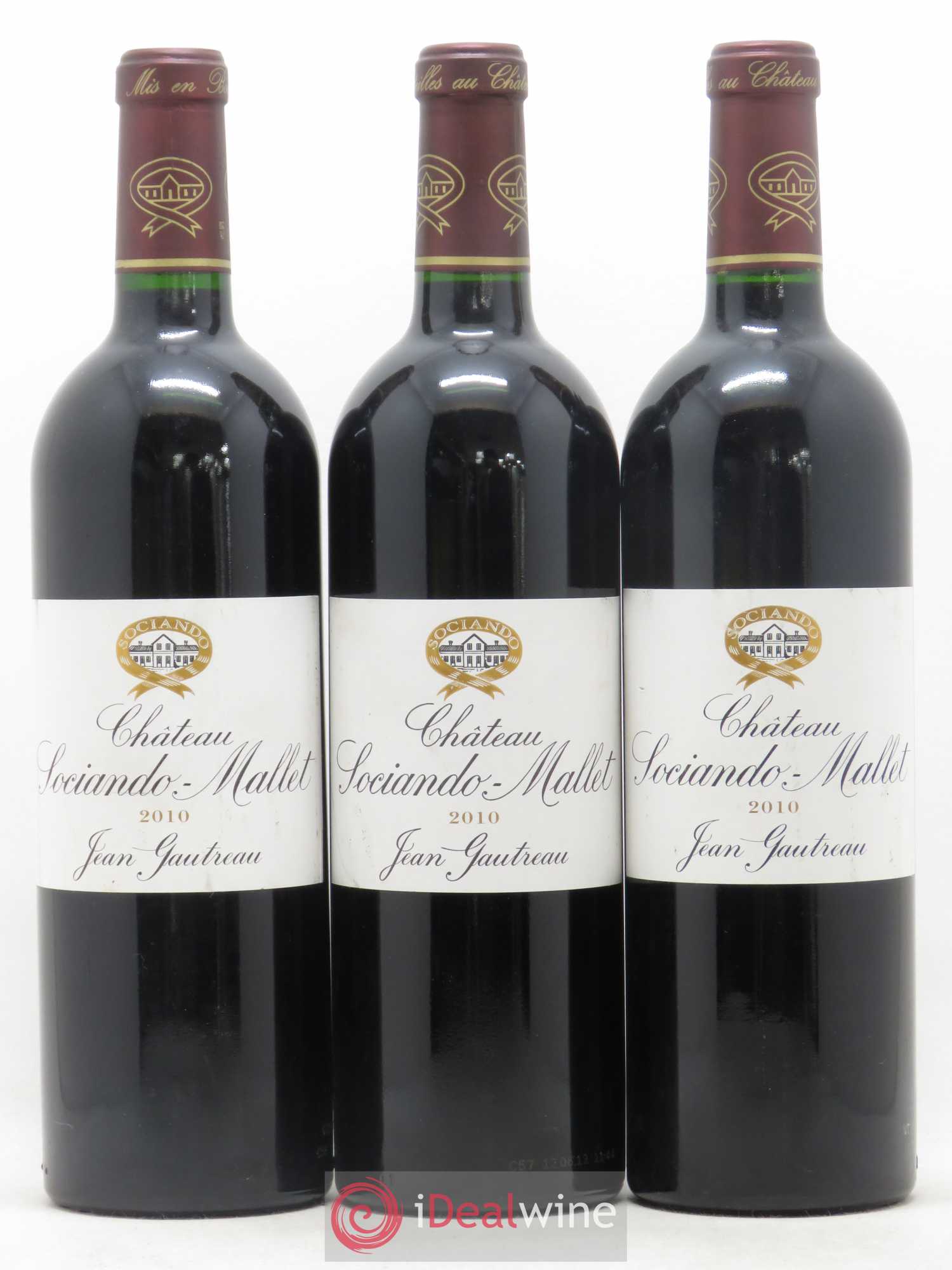 Château Sociando Mallet 2010 - Lot de 6 bouteilles - 1