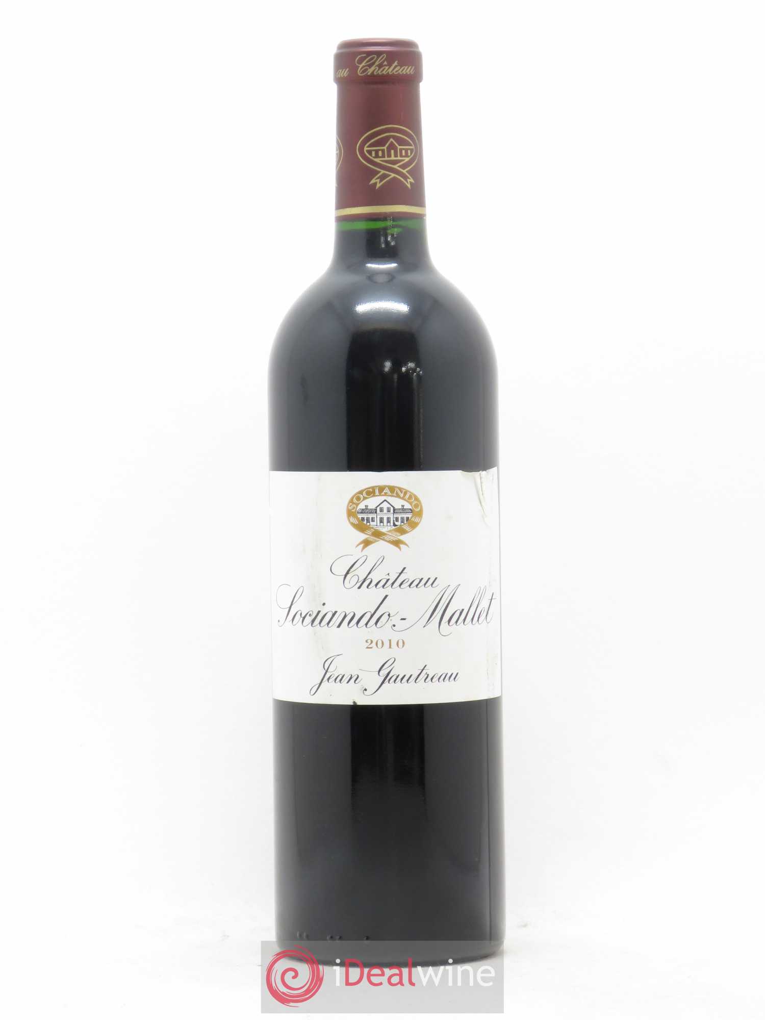 Château Sociando Mallet 2010 - Lot de 1 bouteille - 0