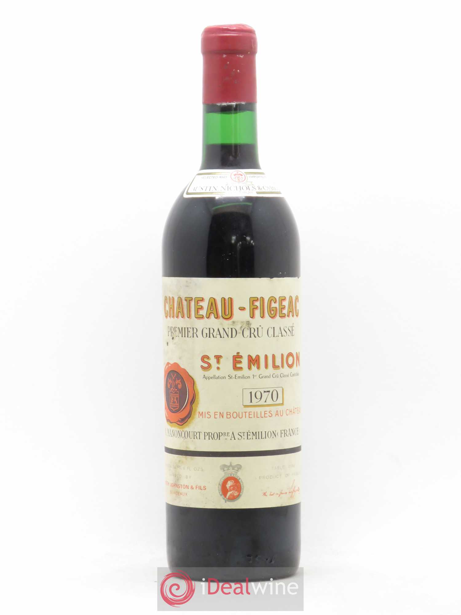 Château Figeac 1er Grand Cru Classé A 1970 - Lot de 1 bouteille - 0