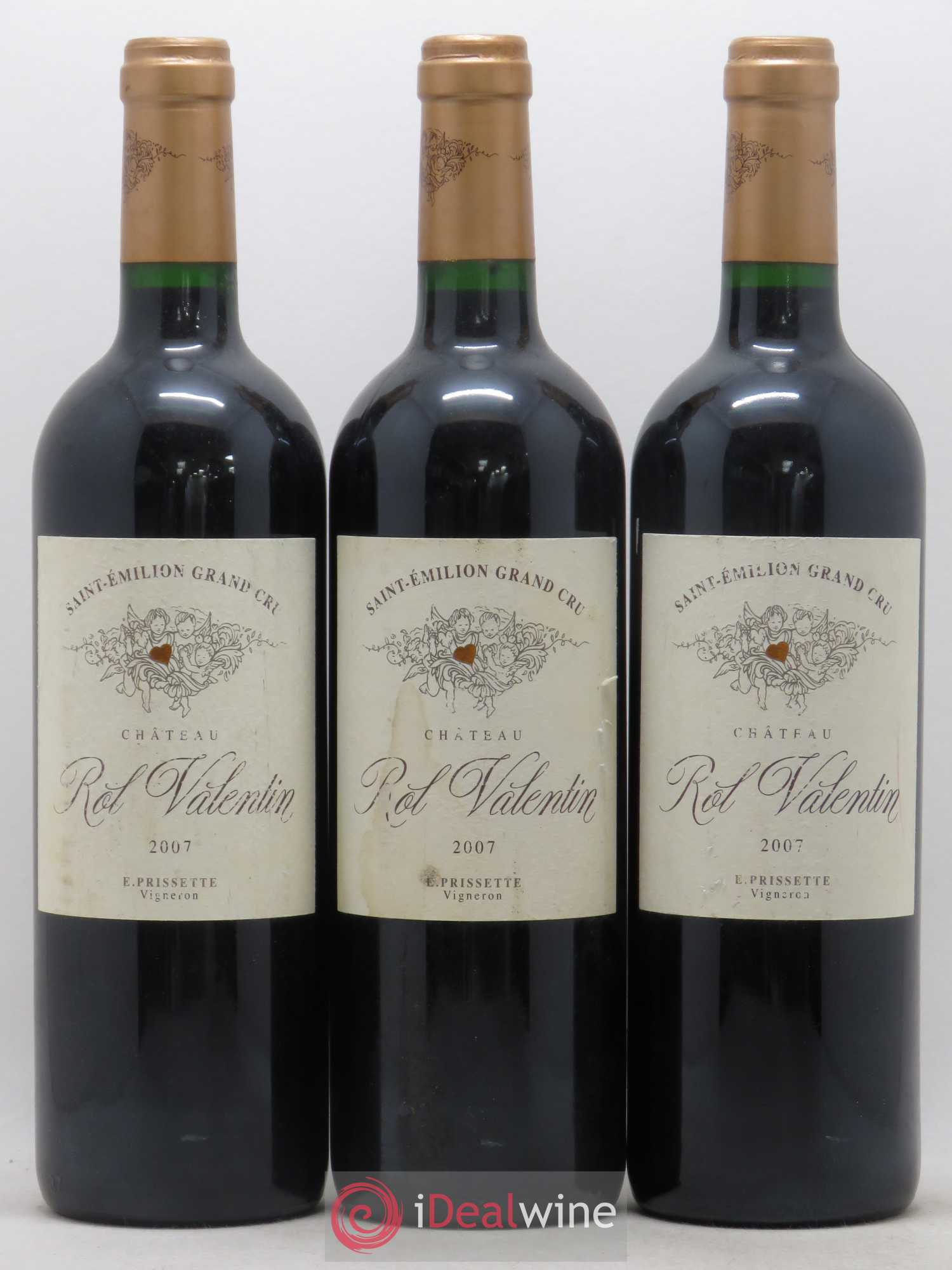 Château Rol Valentin Grand Cru Classé 2007 - Posten von 3 Flaschen - 0