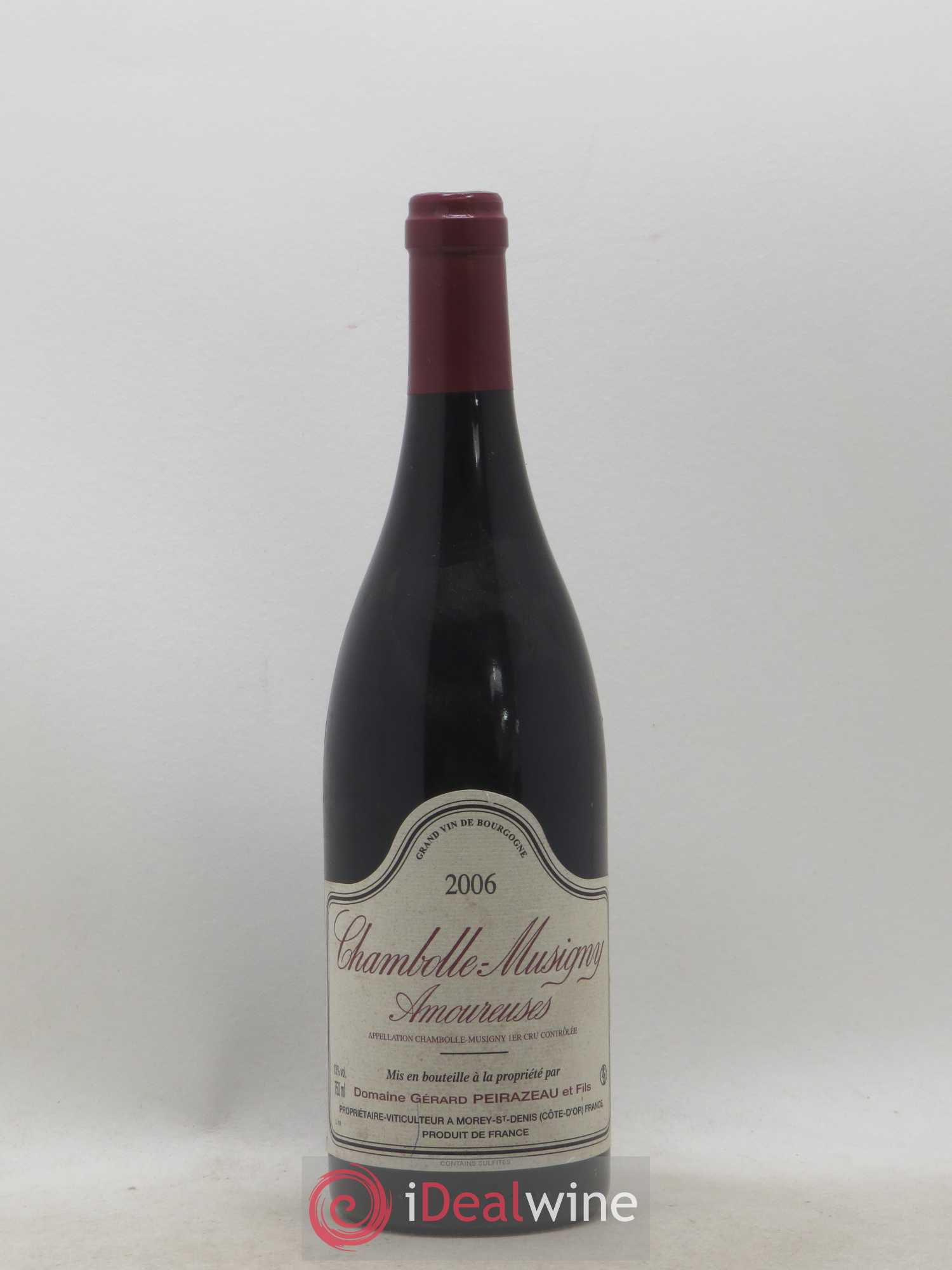 Chambolle-Musigny 1er Cru Les Amoureuses Peirazeau (Domaine) 2006 - Lot de 1 bouteille - 0