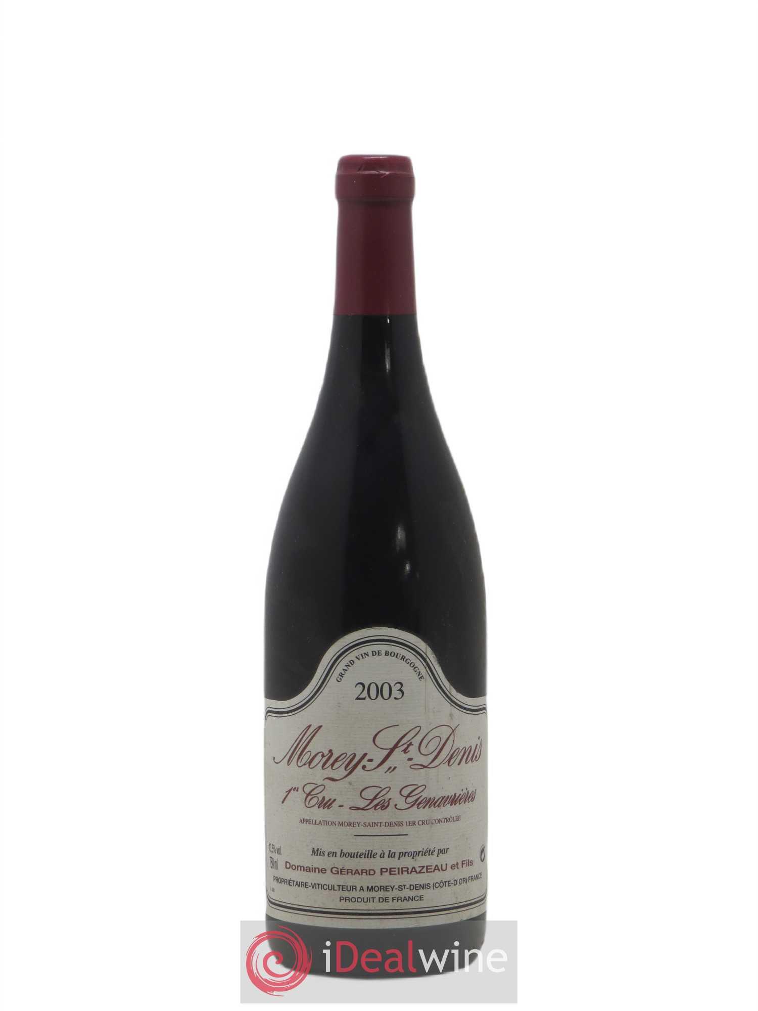 Morey-Saint-Denis 1er Cru Les Genavrieres Peirazeau 2003 - Posten von 1 Flasche - 0