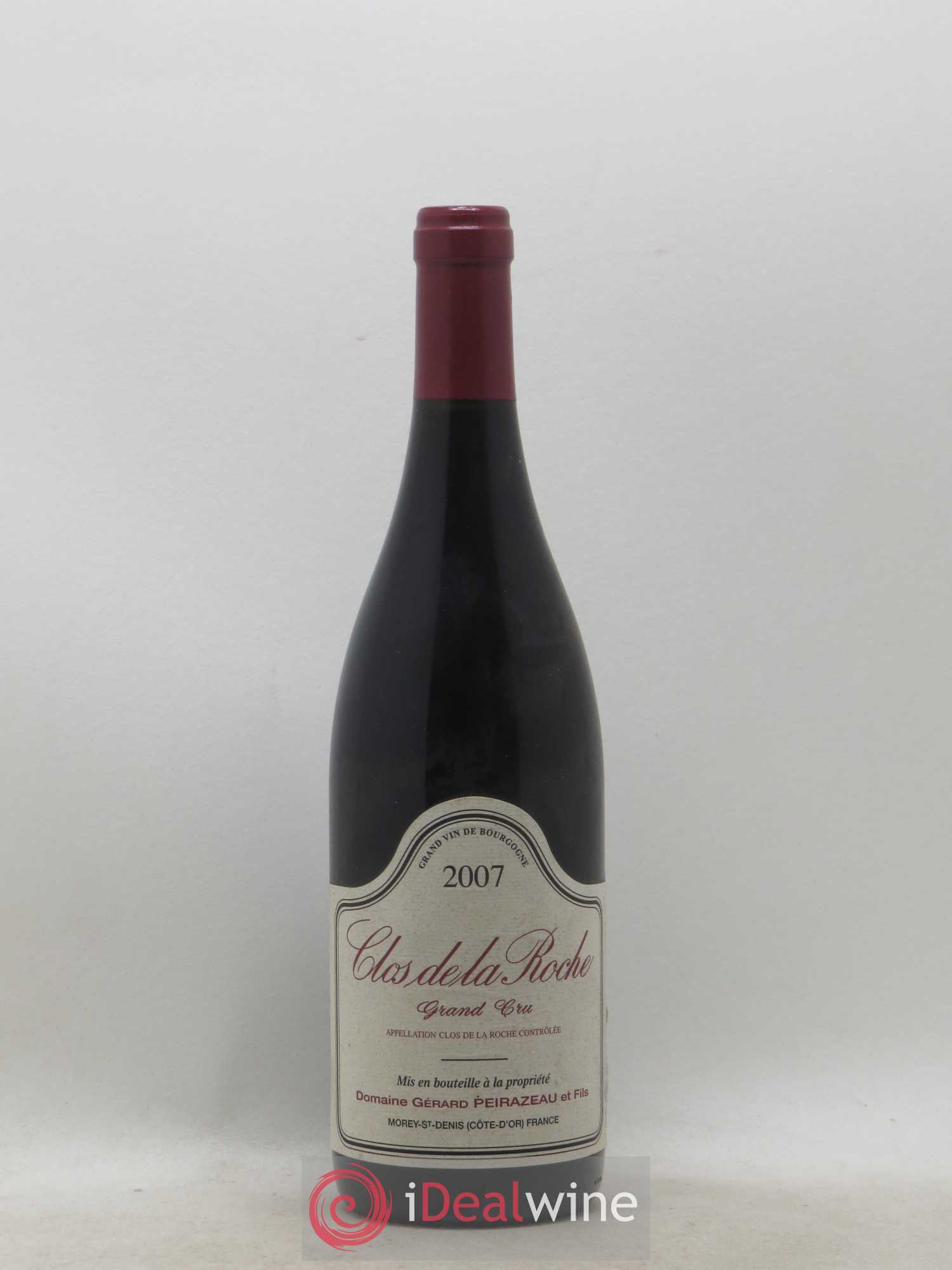 Clos de la Roche Grand Cru Peirazeau (Domaine) 2007 - Lot de 1 bouteille - 0