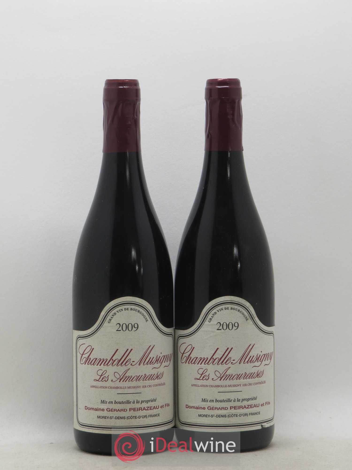 Chambolle-Musigny 1er Cru Les Amoureuses Peirazeau (Domaine) 2009 - Lot de 2 bouteilles - 0