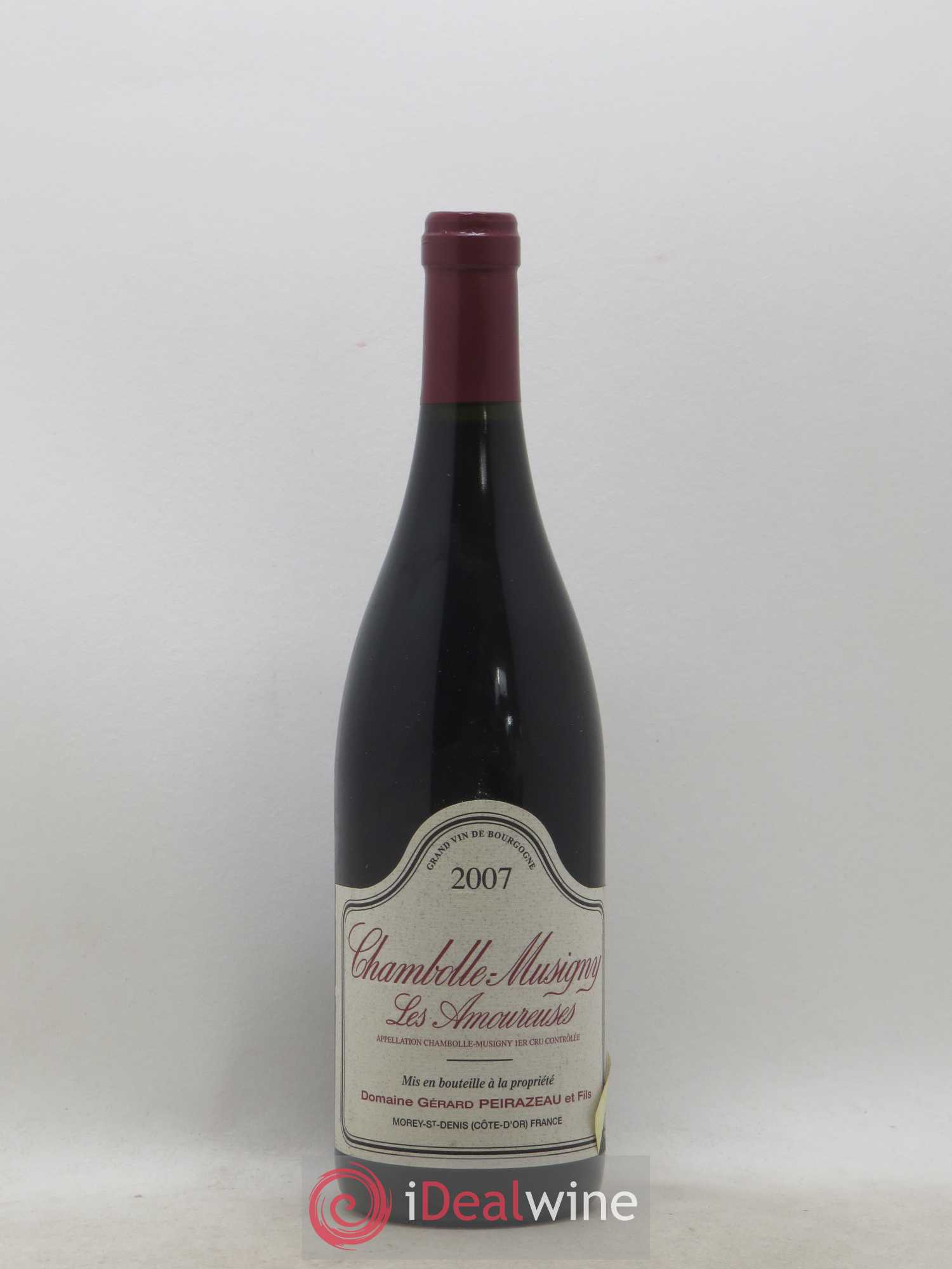 Chambolle-Musigny 1er Cru Les Amoureuses Peirazeau (Domaine) 2007 - Lot de 1 bouteille - 0