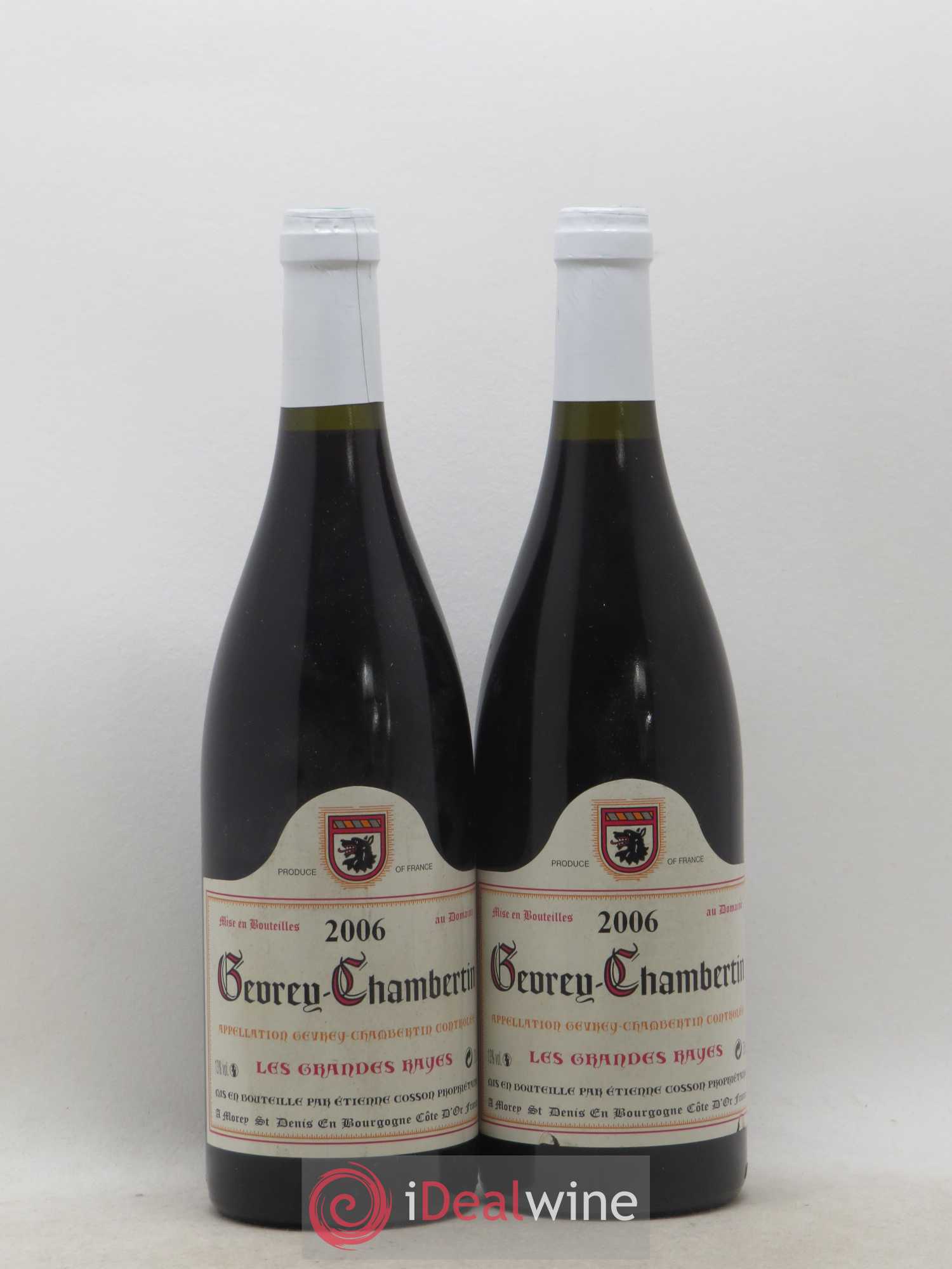 Gevrey-Chambertin Les Grandes Rayes Cosson 2006 - Posten von 2 Flaschen - 0