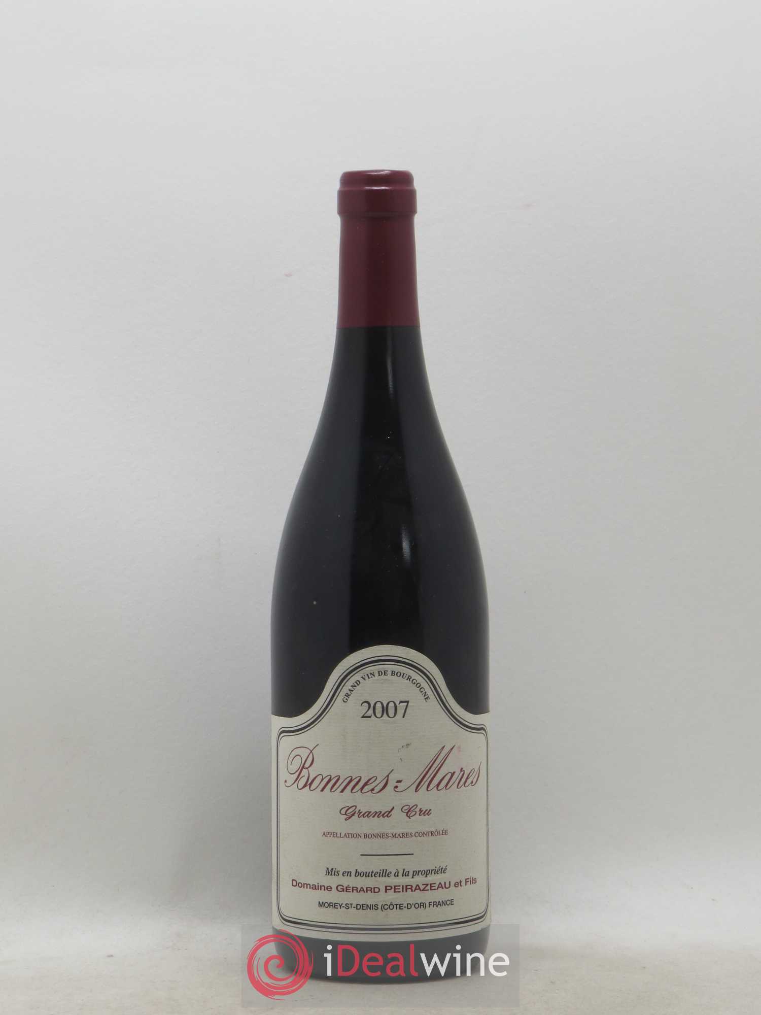 Bonnes-Mares Grand Cru Peirazeau (Domaine) 2007 - Lot de 1 bouteille - 0