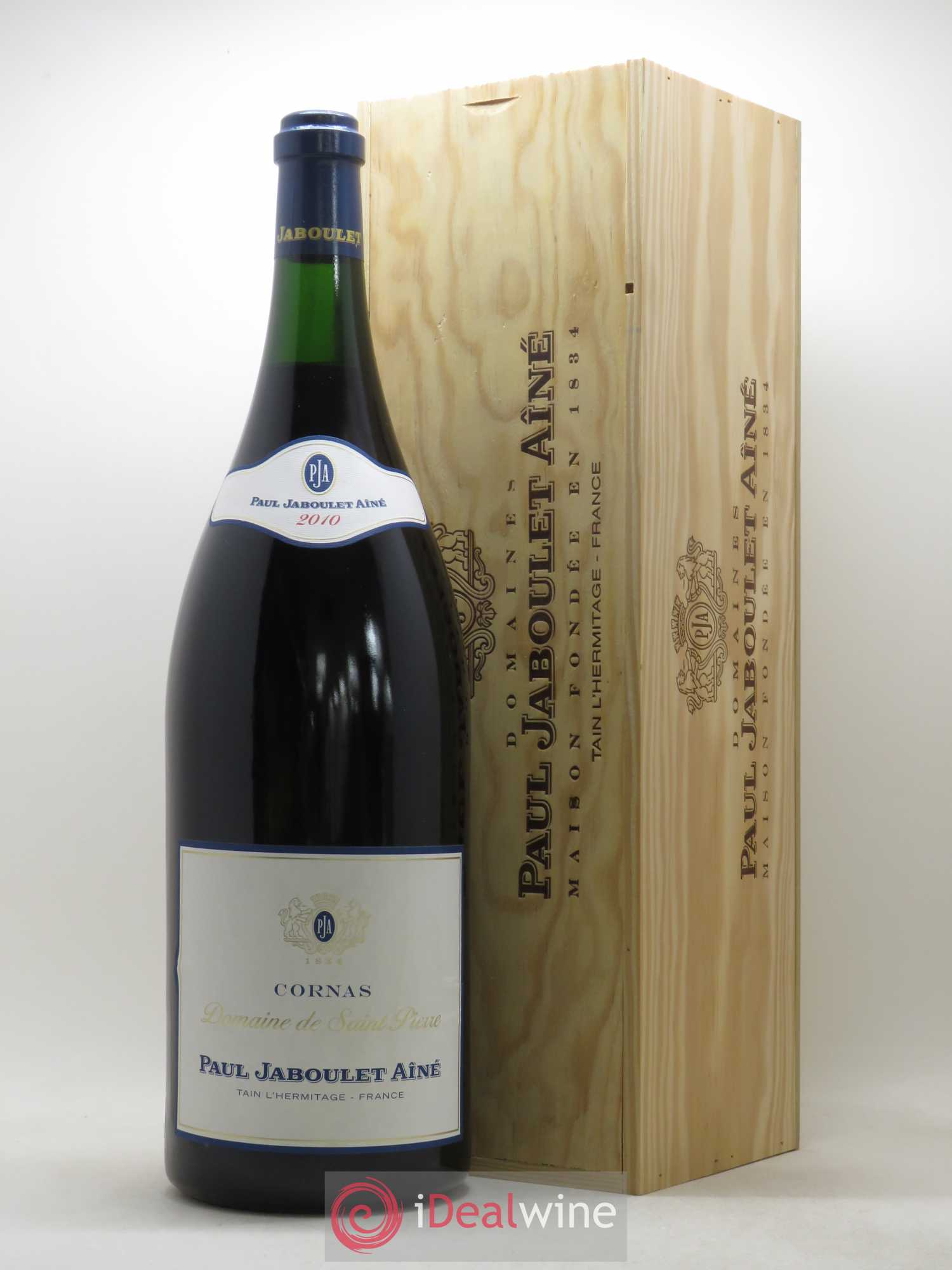 Cornas Domaine de Saint-Pierre Paul Jaboulet Ainé 2010 - Lot de 1 double magnum - 0