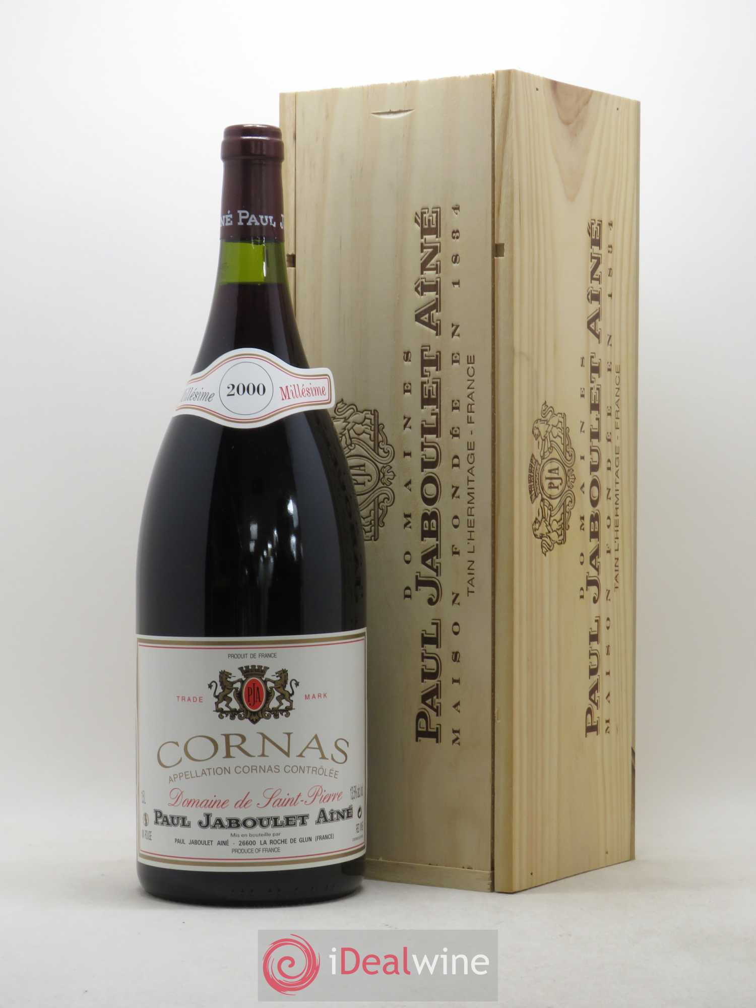 Cornas Domaine de Saint-Pierre Paul Jaboulet Ainé 2000 - Lot de 1 magnum - 0