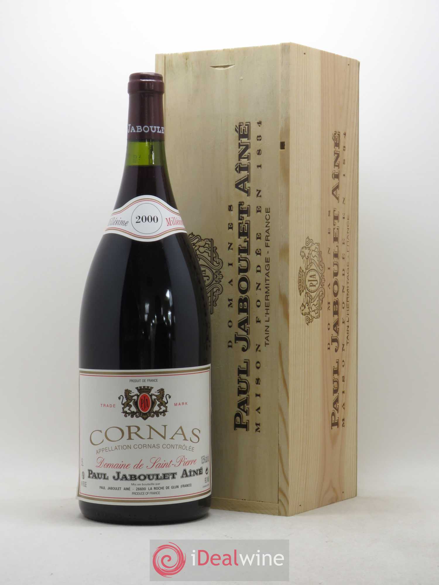 Cornas Domaine de Saint-Pierre Paul Jaboulet Ainé 2000 - Lot de 1 magnum - 0