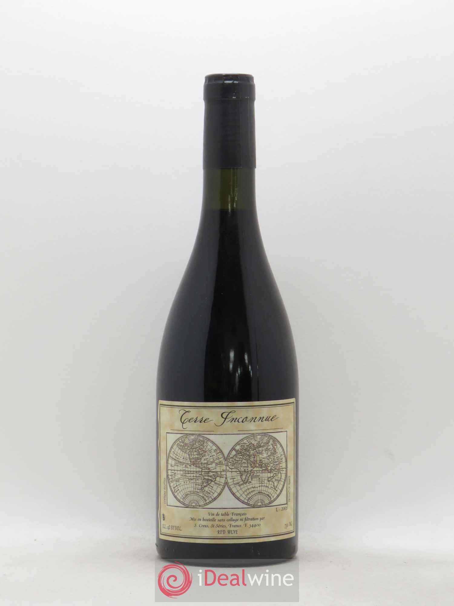 Vin de Table Terre Inconnue S Creus 2005 - Lot de 1 bouteille - 0