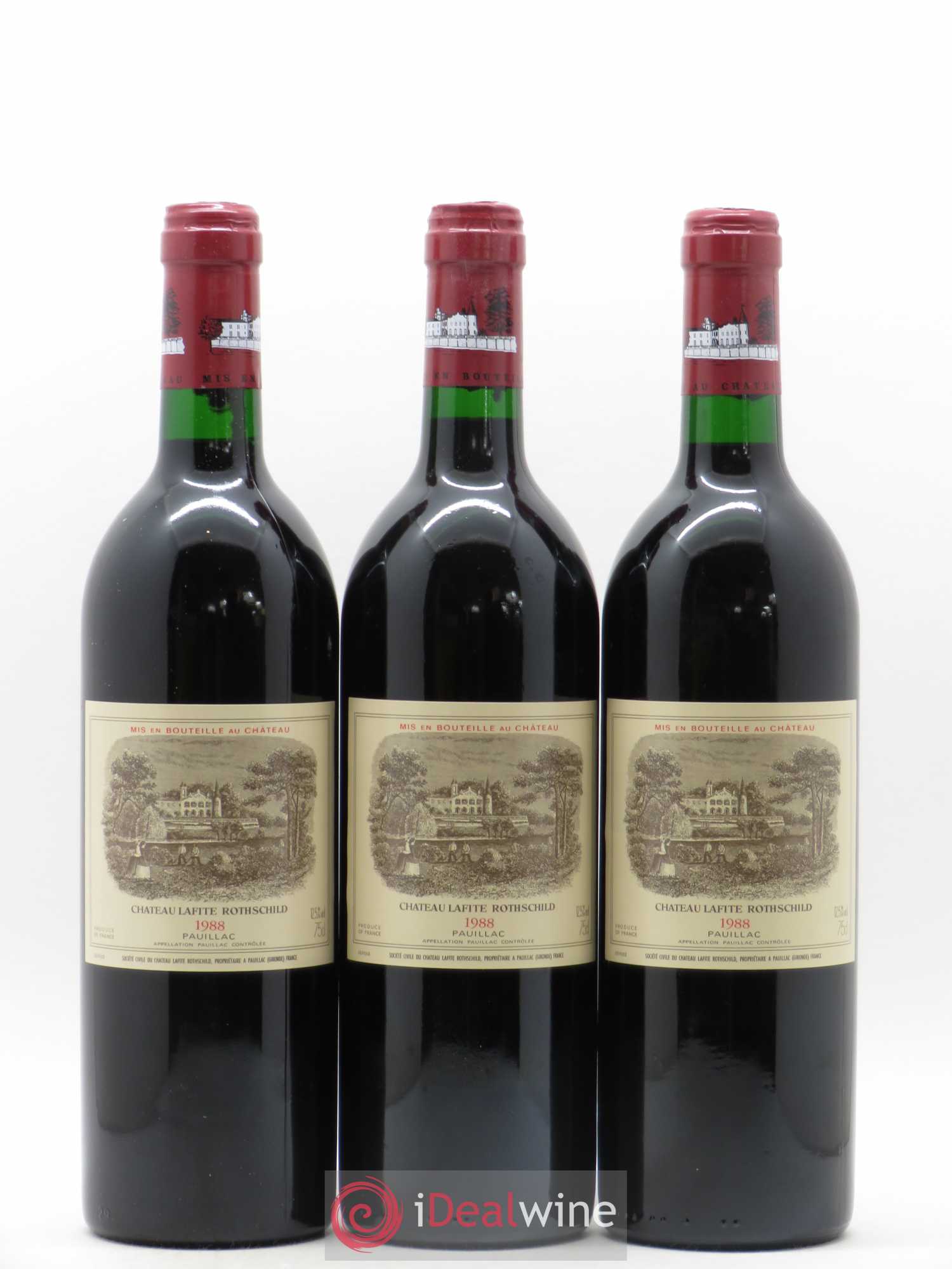 Château Lafite Rothschild 1er Grand Cru Classé 1988 - Lot de 12 bouteilles - 3