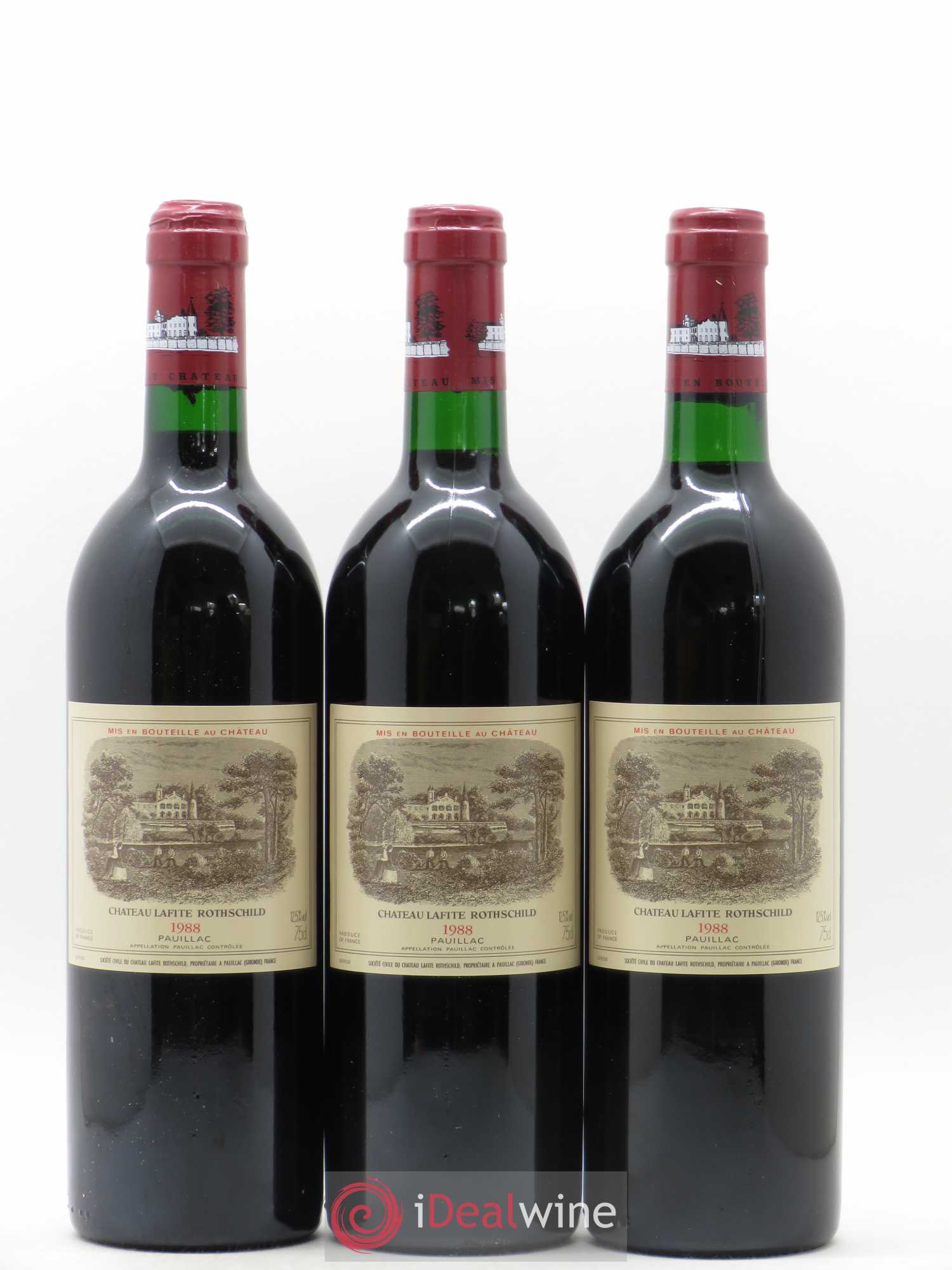 Château Lafite Rothschild 1er Grand Cru Classé 1988 - Lot de 12 bouteilles - 4