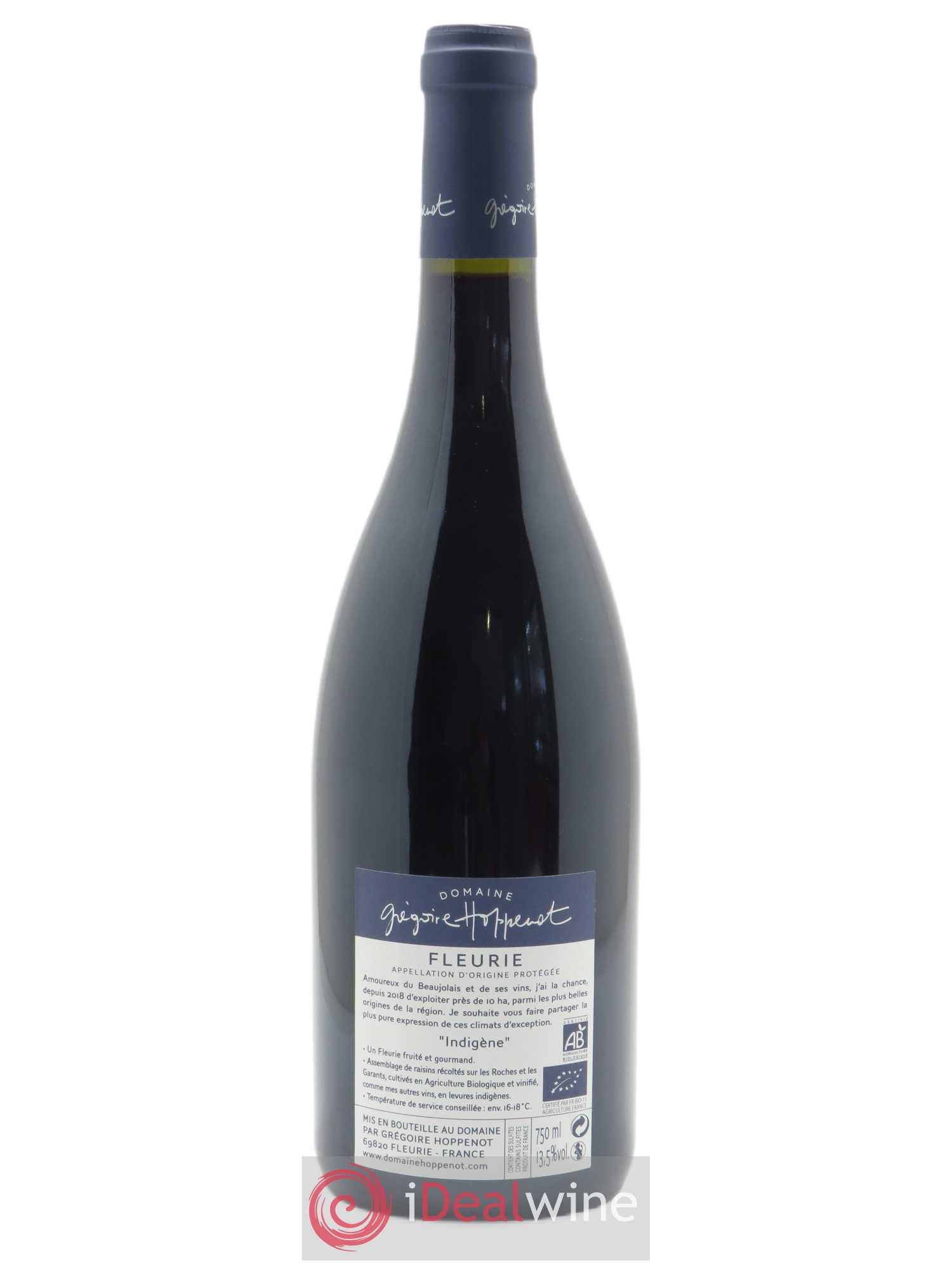 Fleurie Indigènes Grégoire Hoppenot (Domaine) 2019 - Lot of 1 bottle - 2