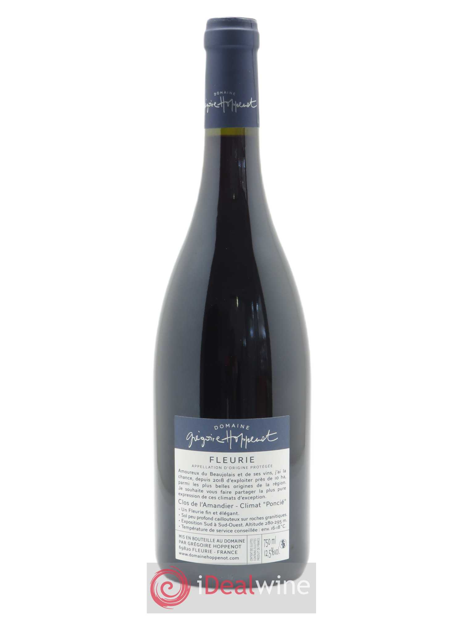 Fleurie Clos de l'Amandier Grégoire Hoppenot (Domaine) 2019 - Lot of 1 bottle - 1