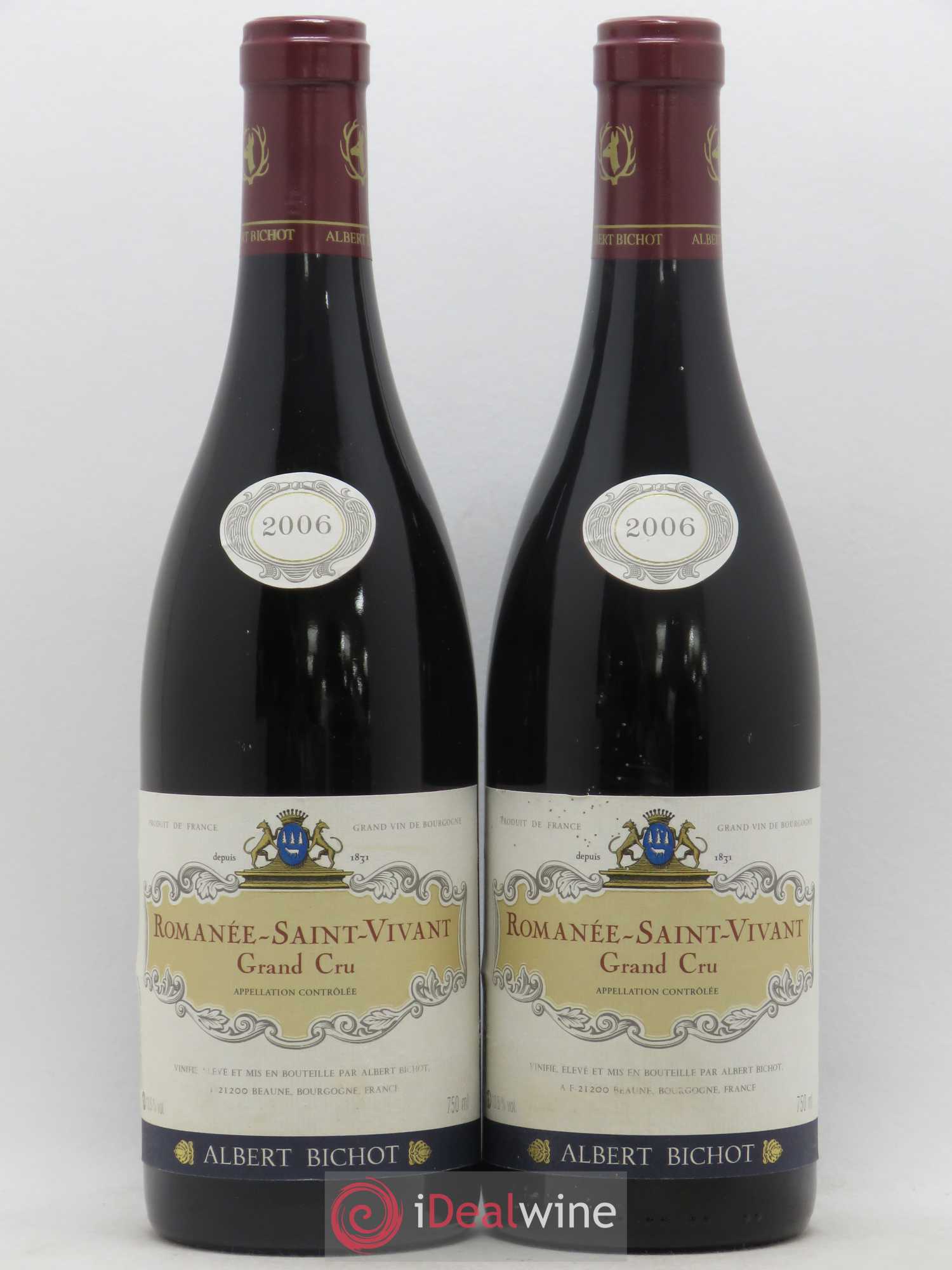 Romanée-Saint-Vivant Grand Cru Albert Bichot 2006 - Lot de 2 bouteilles - 0