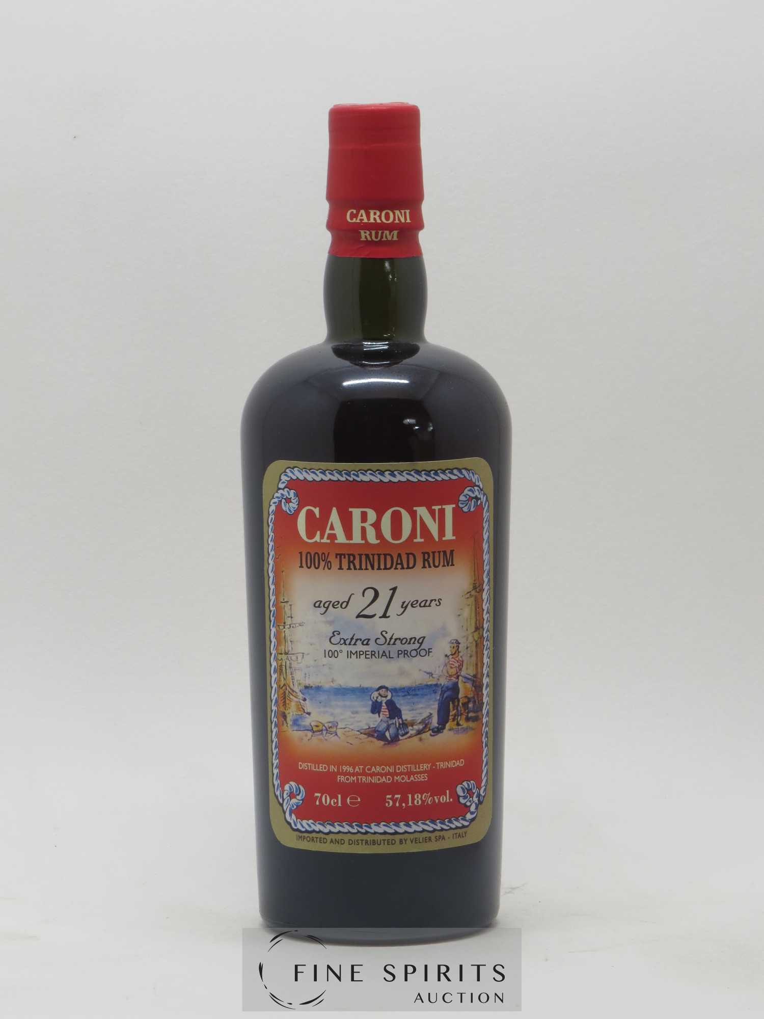 Caroni 21 years 1996 Of. 100° Imperial Proof bottled 2017 Velier Extra Strong - Lot de 1 bouteille - 1