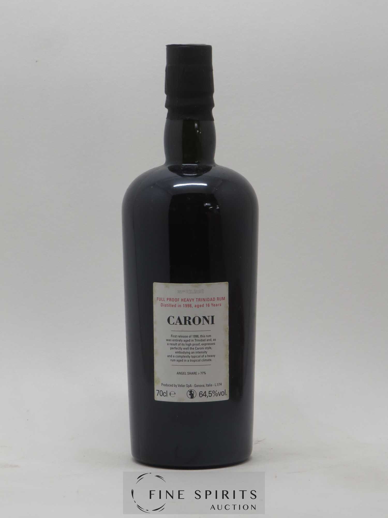 Caroni 16 years 1998 Velier Full Proof 32nd Release - One of 2750 - bottled 2014 - Lot de 1 bouteille - 2
