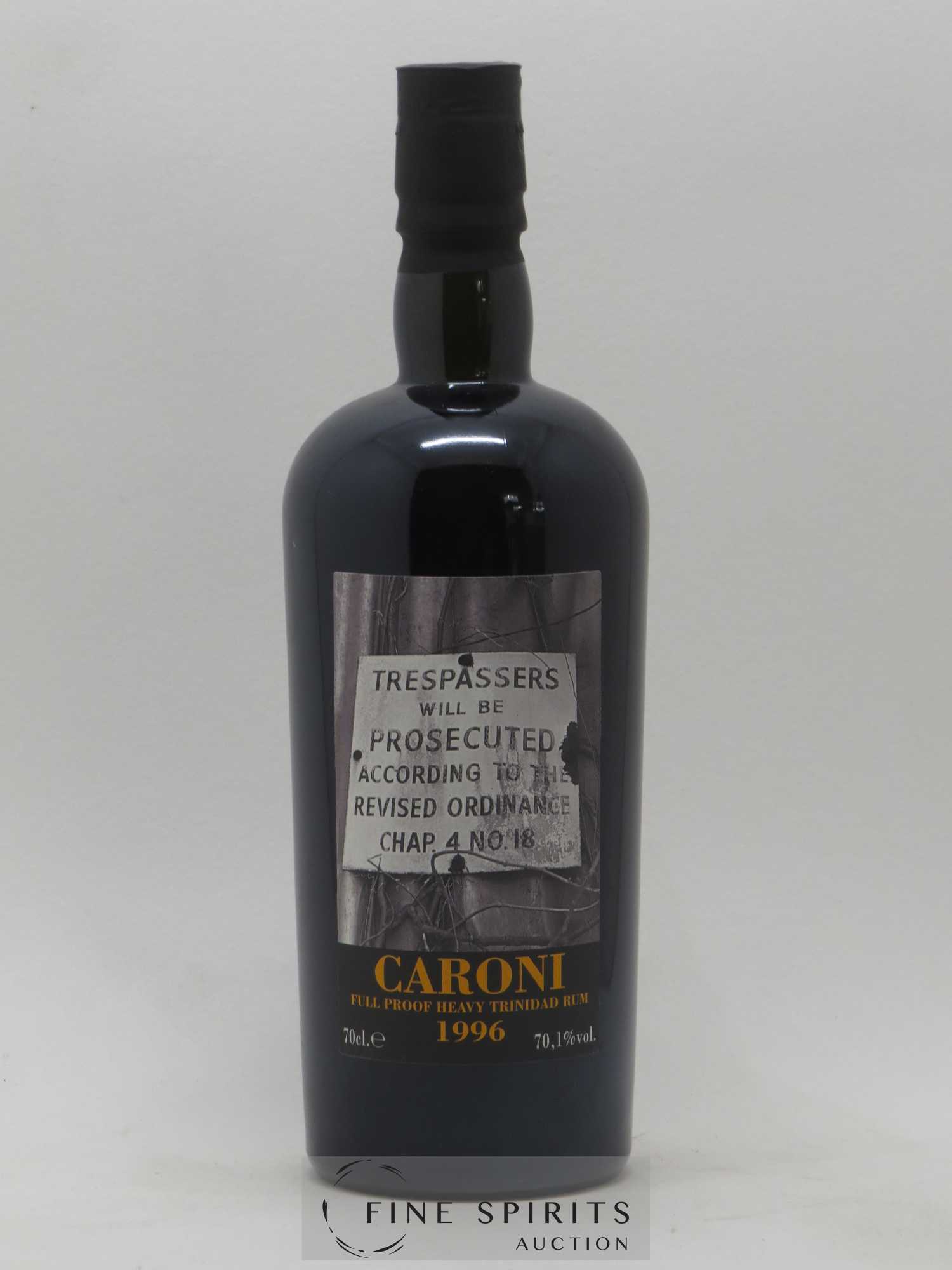 Caroni 20 years 1996 Velier Trespassers 35th Release - 3038 bottles - bottled 2016 Full Proof - Lot de 1 bouteille - 1