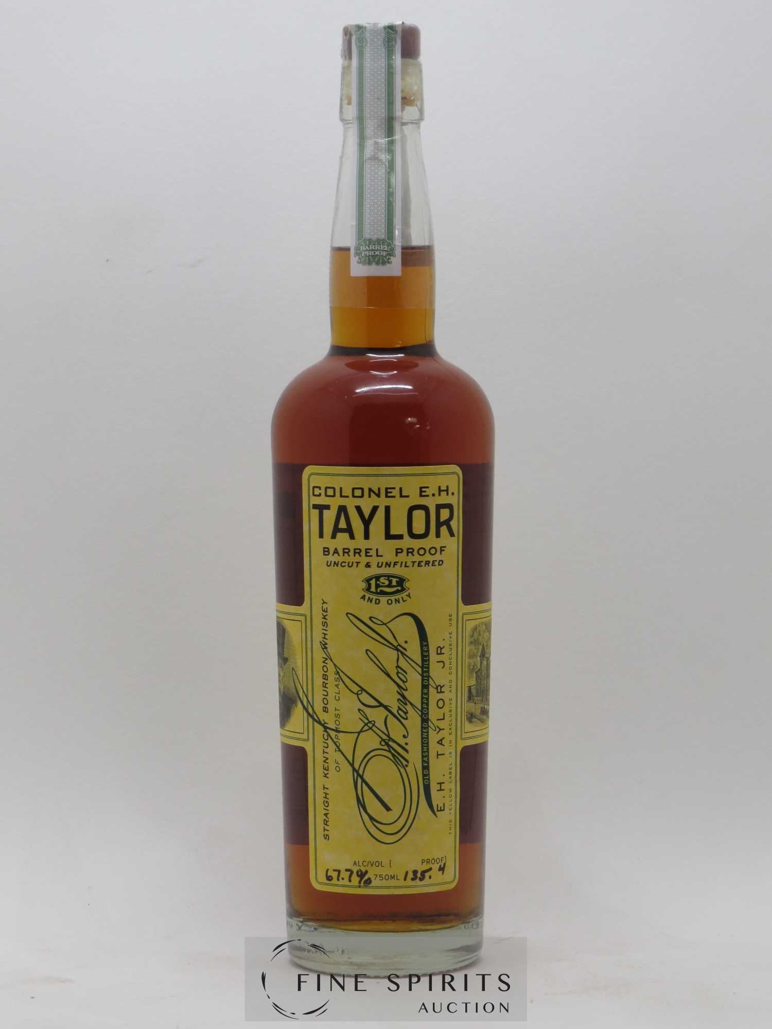 E.H. Taylor Of. Barrel Proof Uncut & Unfiltered 1st and Only (67,7°) - Lot de 1 bouteille - 1