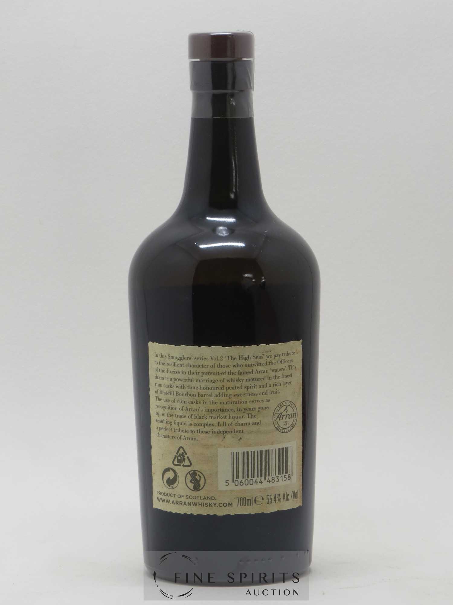Arran Of. The High Seas Smuggler's Series Volume Two - Cask Strength Limited Release - Lot de 1 bouteille - 2