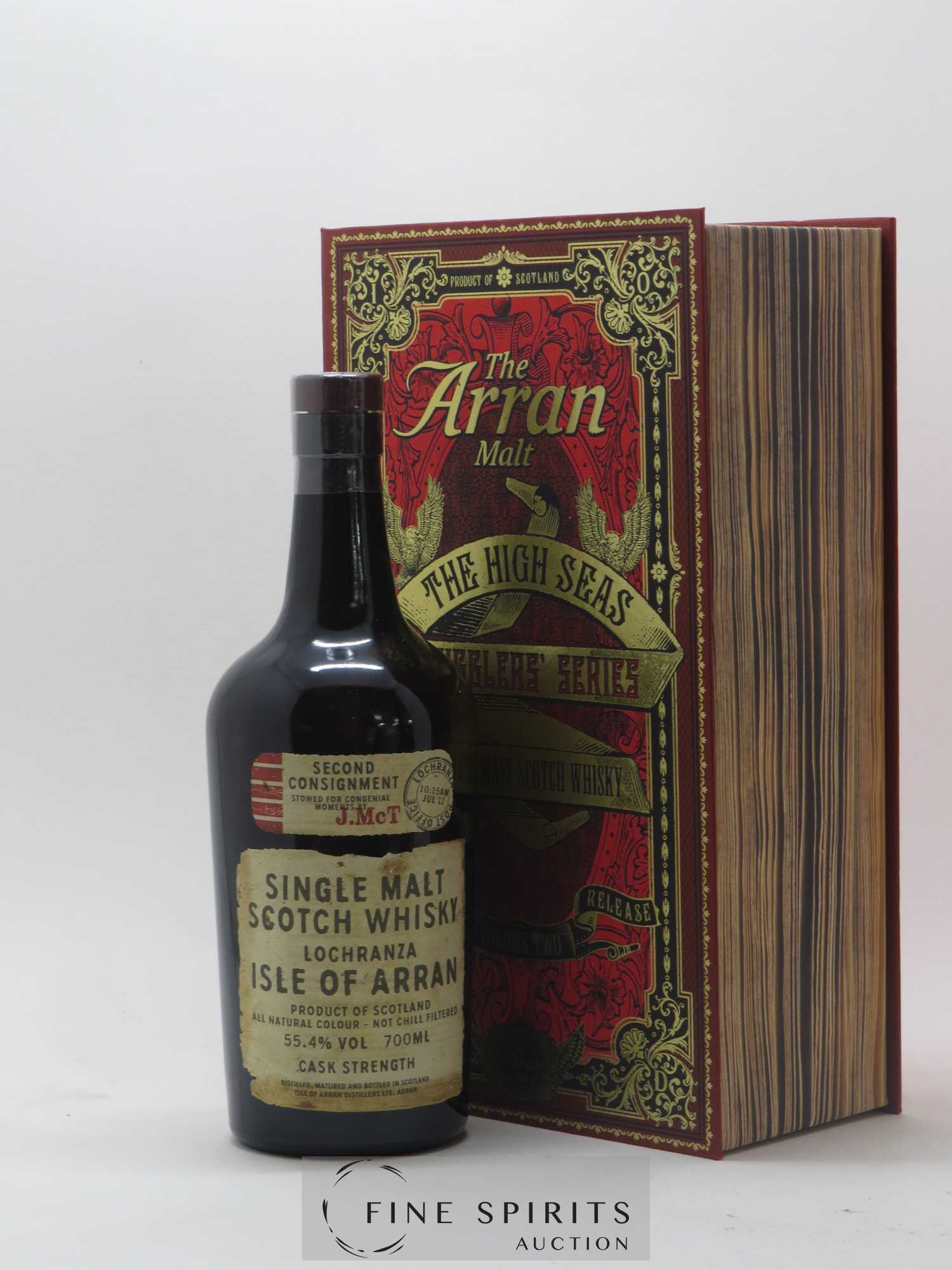 Arran Of. The High Seas Smuggler's Series Volume Two - Cask Strength Limited Release - Lot de 1 bouteille - 0