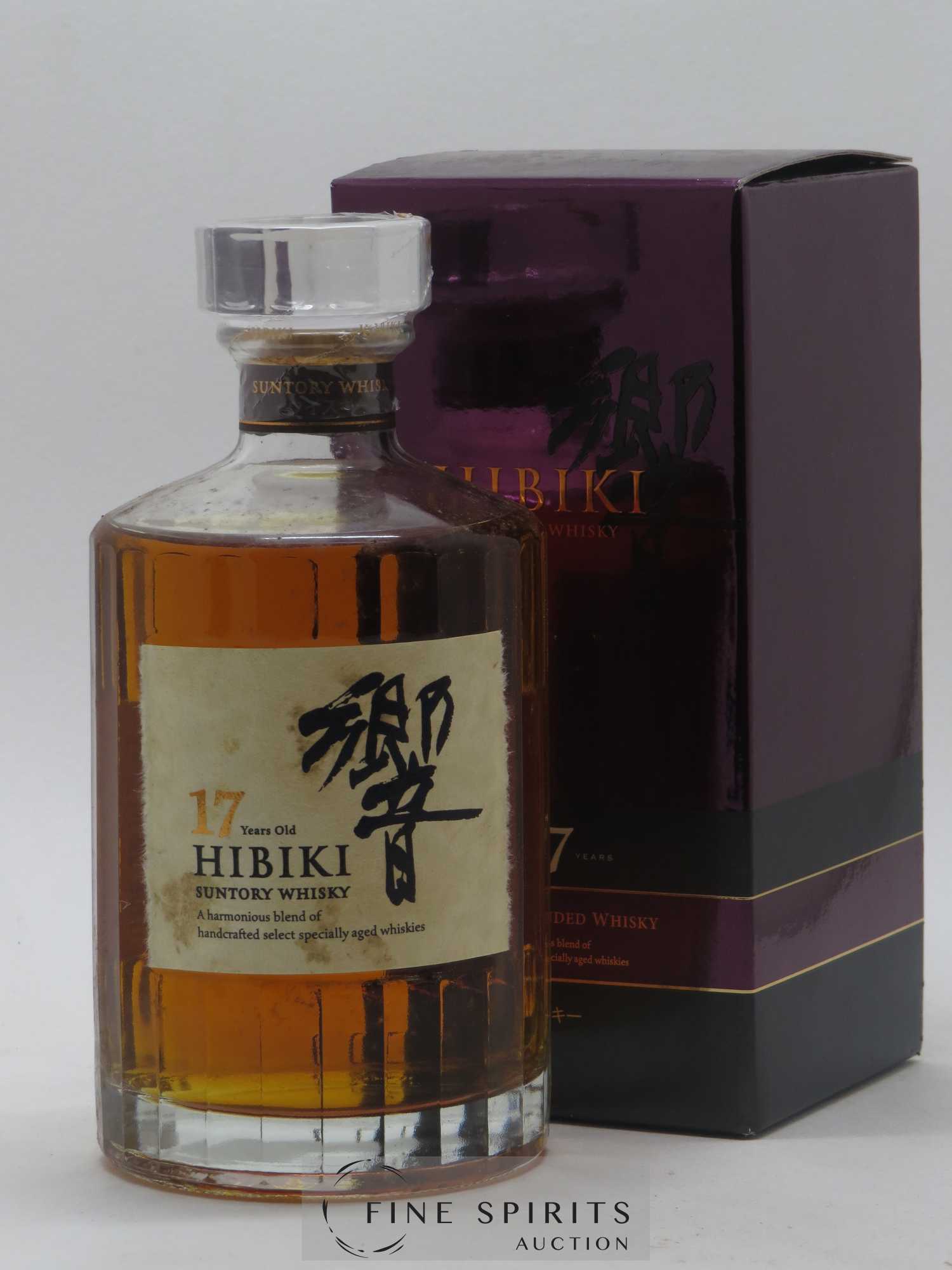 Hibiki 17 years Of. Suntory - Lot de 1 bouteille - 0