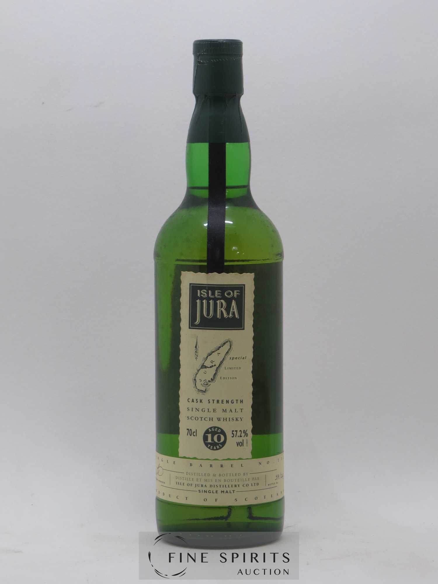Jura 10 years Of. Cask Strength Cask n°112 - One of 243 Special Limited Edition - Lot de 1 bouteille - 1
