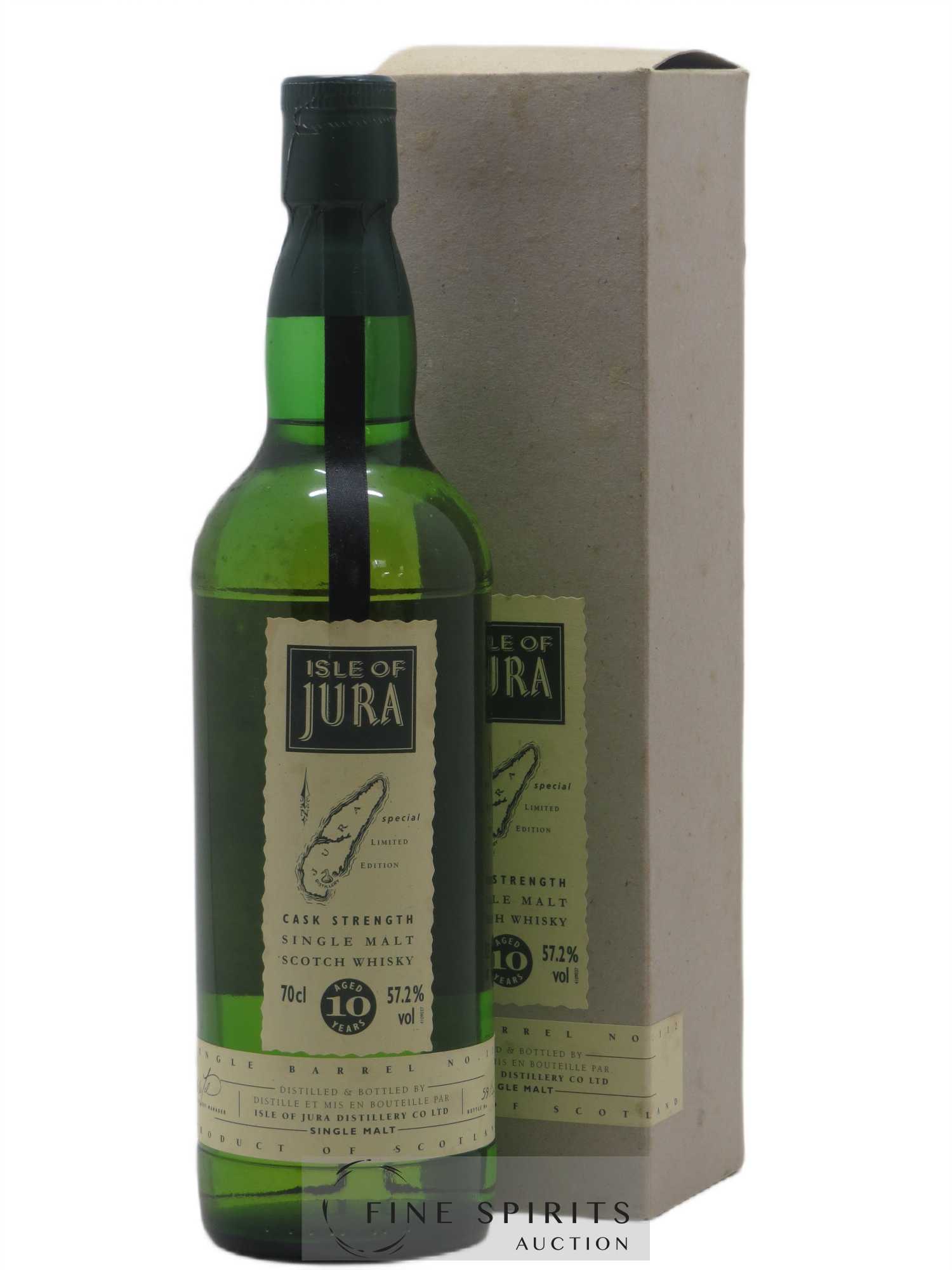 Jura 10 years Of. Cask Strength Cask n°112 - One of 243 Special Limited Edition - Lot de 1 bouteille - 0